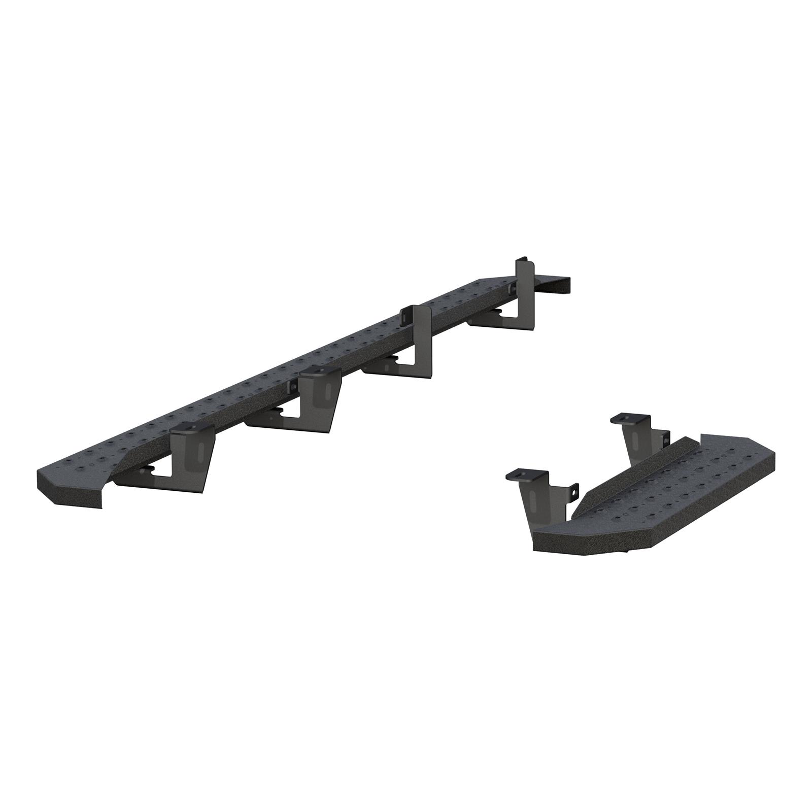 Aries Automotive RidgeStep Running Boards 2055537 Boards, Carbon Steel, Black Powdercoated, Textured, 6 1/2 in. Boards, 91.00 in. Length, 36.00 in. Length, Ford, Set thumbnail 6