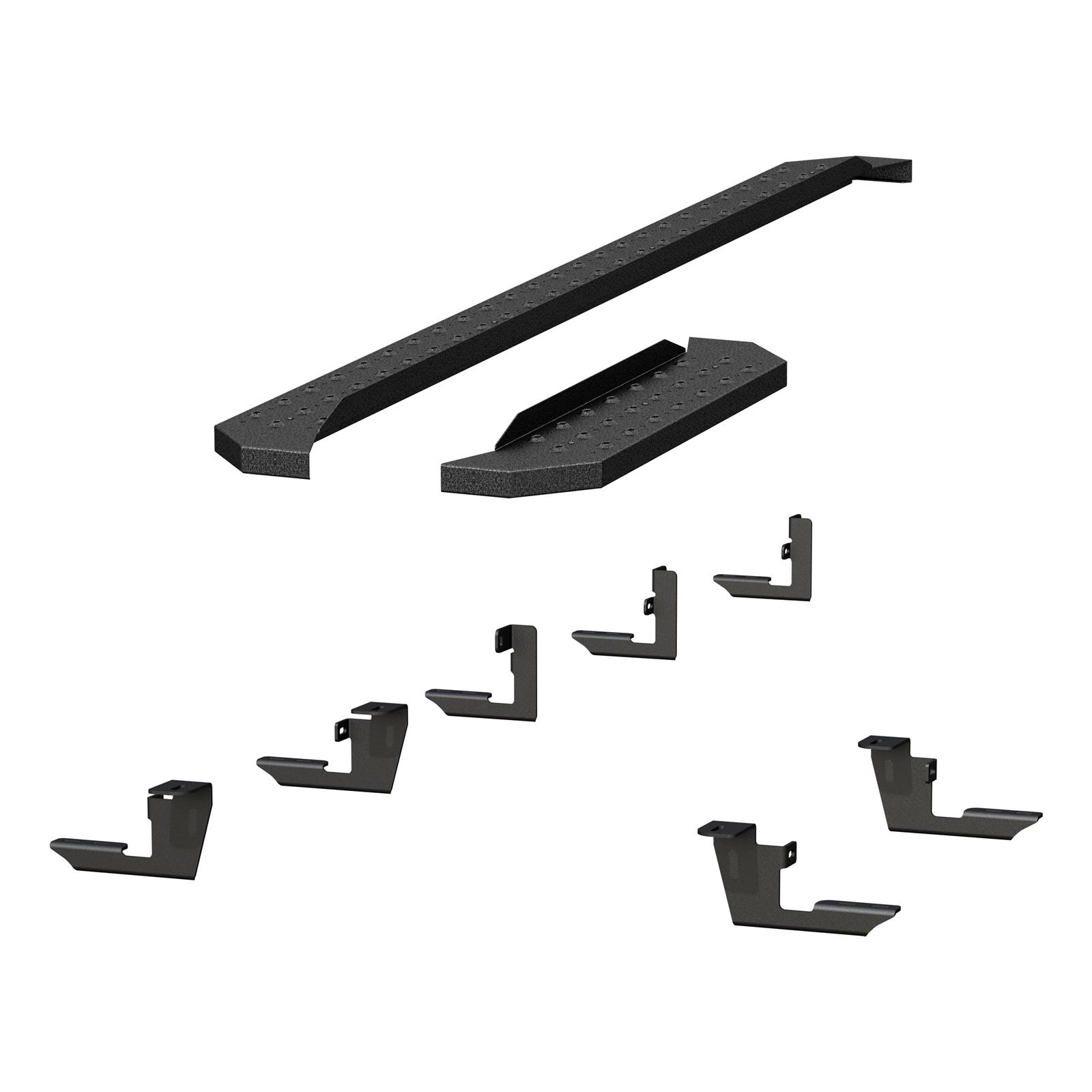 Aries Automotive RidgeStep Running Boards 2055537 Boards, Carbon Steel, Black Powdercoated, Textured, 6 1/2 in. Boards, 91.00 in. Length, 36.00 in. Length, Ford, Set thumbnail 5