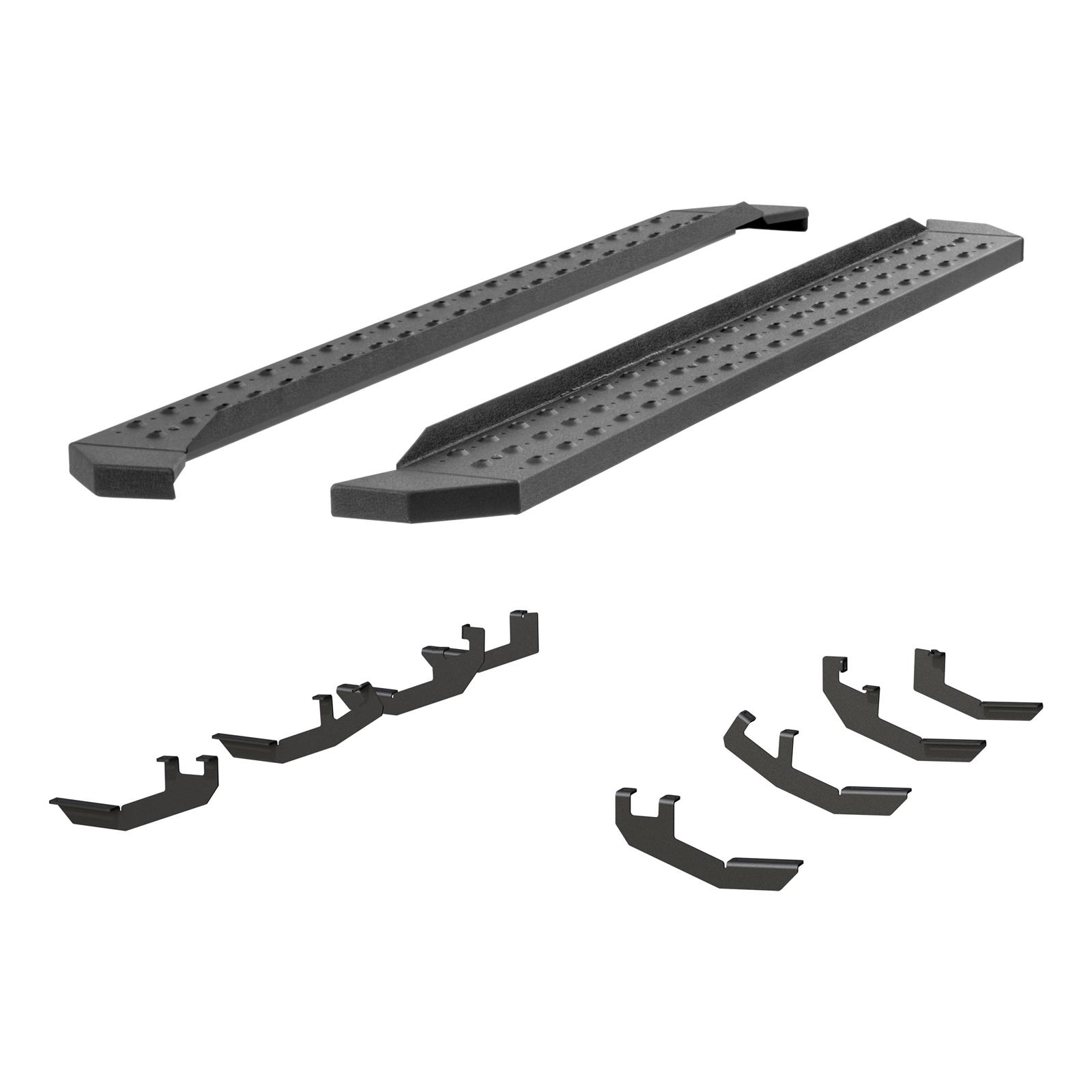 Aries Automotive RidgeStep Running Boards for 2017-2018 RIDGELINE - 2055538 Boards, Carbon Steel, Black Powdercoated, Textured, 6 1/2 in. Boards, 85.00 in. Length, For use on Honda®, Pair thumbnail 4