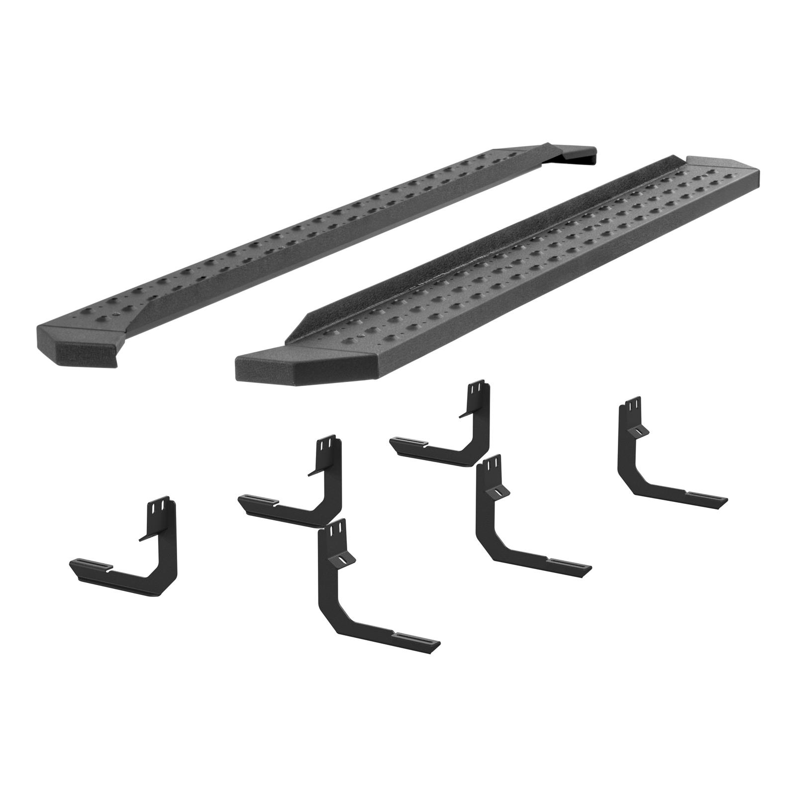 Aries Automotive RidgeStep Running Boards 2055542 Boards, RidgeStep, Steel, Black Powdercoated, Cab Position, 85.00 in. Length, for Nissan, Pair thumbnail 3