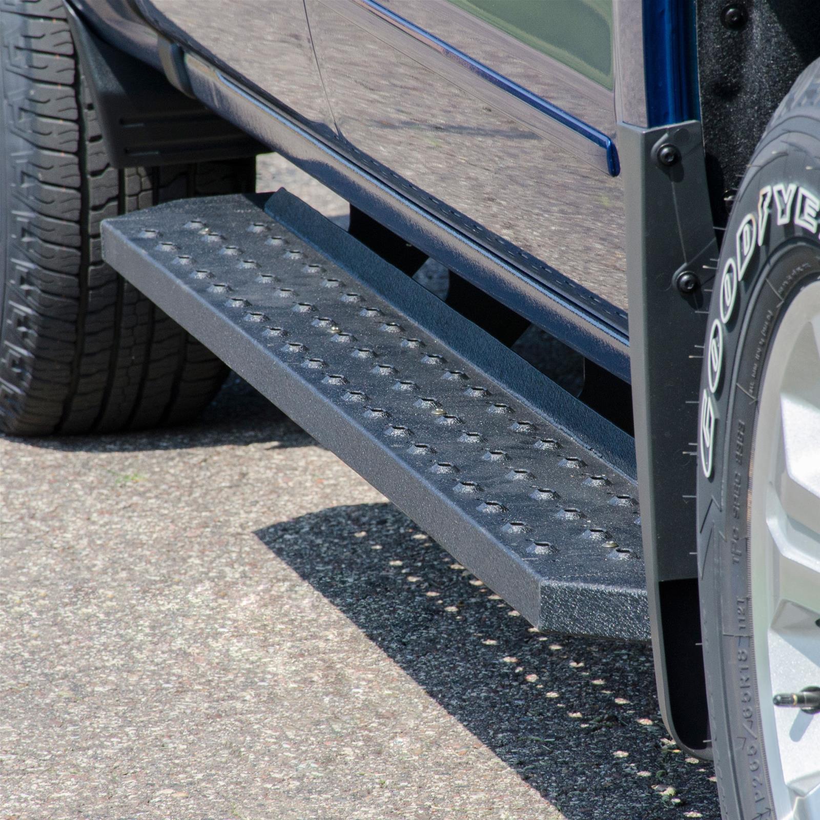 Aries Automotive RidgeStep Running Boards 2055551 Boards, Carbon Steel, Black Powdercoated, Textured, 6 1/2 in. Boards, 75.00 in. Length, Chevrolet, GMC, Pair thumbnail 3