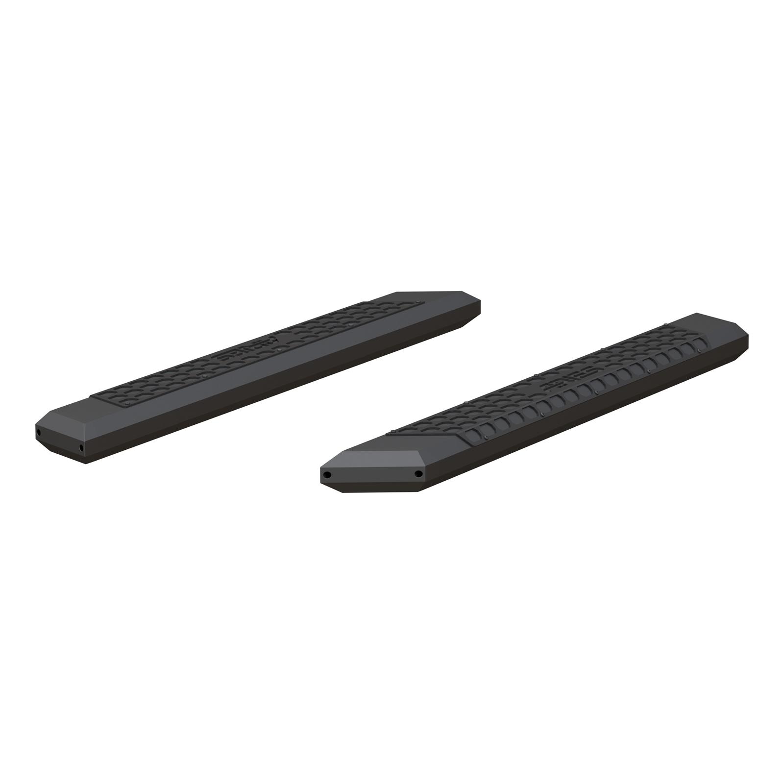 Aries Automotive AdvantEDGE 5.5 in. Side Bars 2055953 Step Bars, Diameter, Aluminum, Black Powdercoated, Pair thumbnail 4