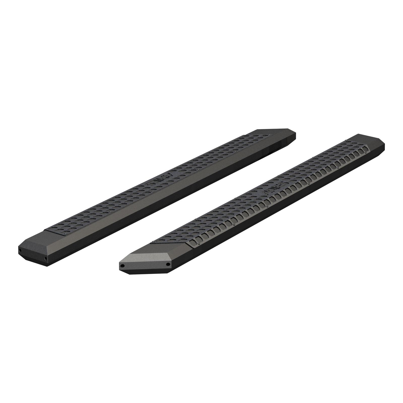 Aries Automotive AdvantEDGE 5.5 in. Side Bars 2055985 Step Bars, Diameter, Aluminum, Black Powdercoated, Pair thumbnail 3