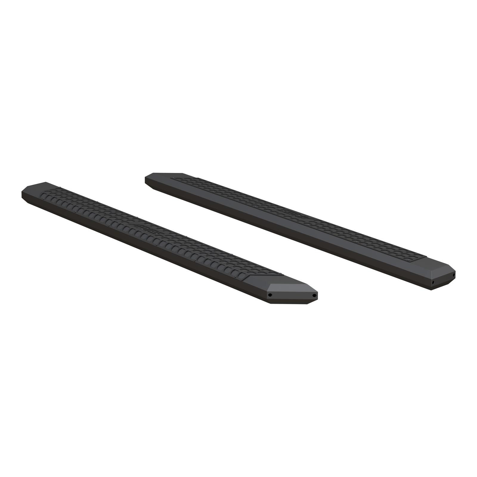 Aries Automotive AdvantEDGE 5.5 in. Side Bars 2055985 Step Bars, Diameter, Aluminum, Black Powdercoated, Pair thumbnail 4