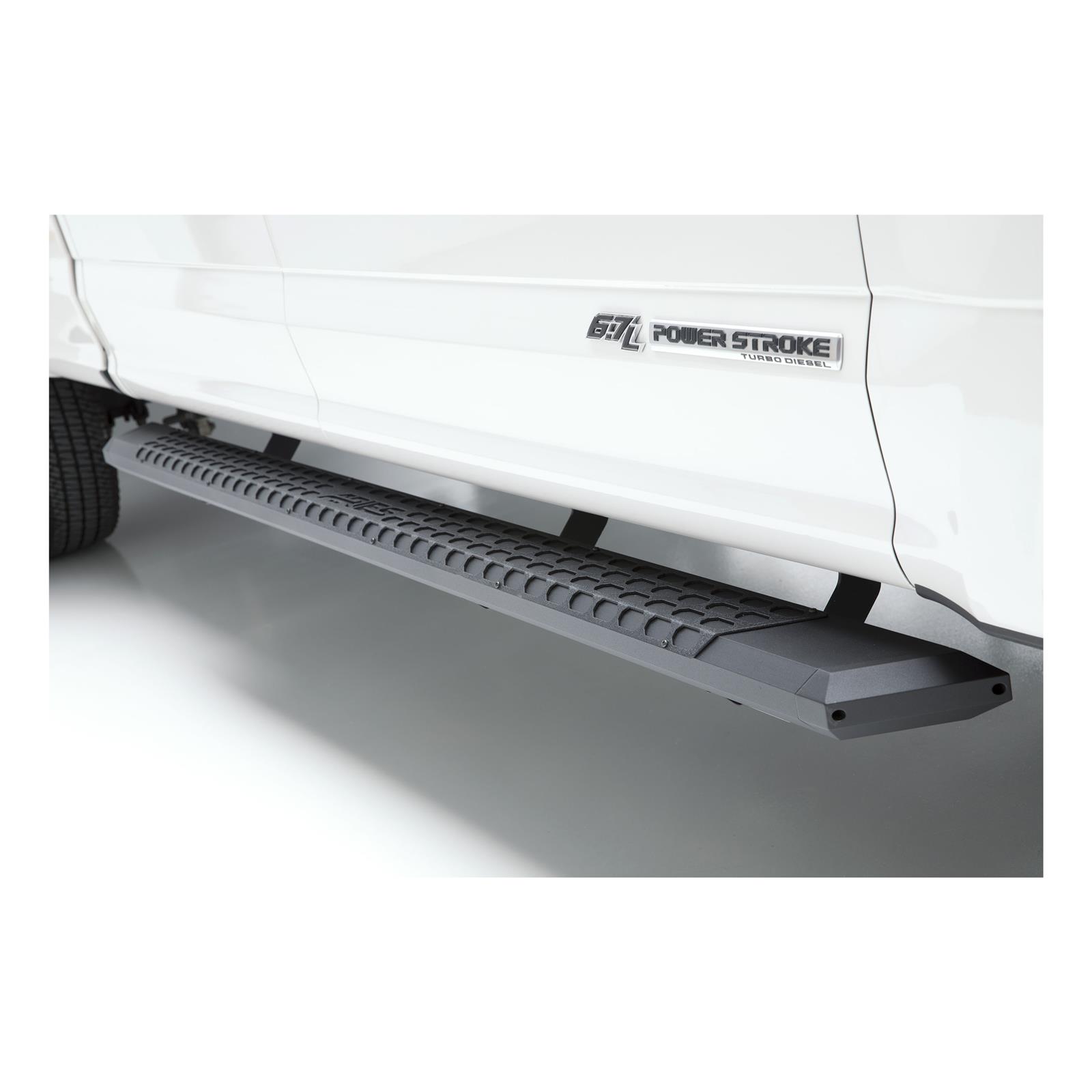 Aries Automotive AdvantEDGE 5.5 in. Side Bars 2055991 Step Bars, Diameter, Aluminum, Black Powdercoated, Ford, Ram, Pair thumbnail 7