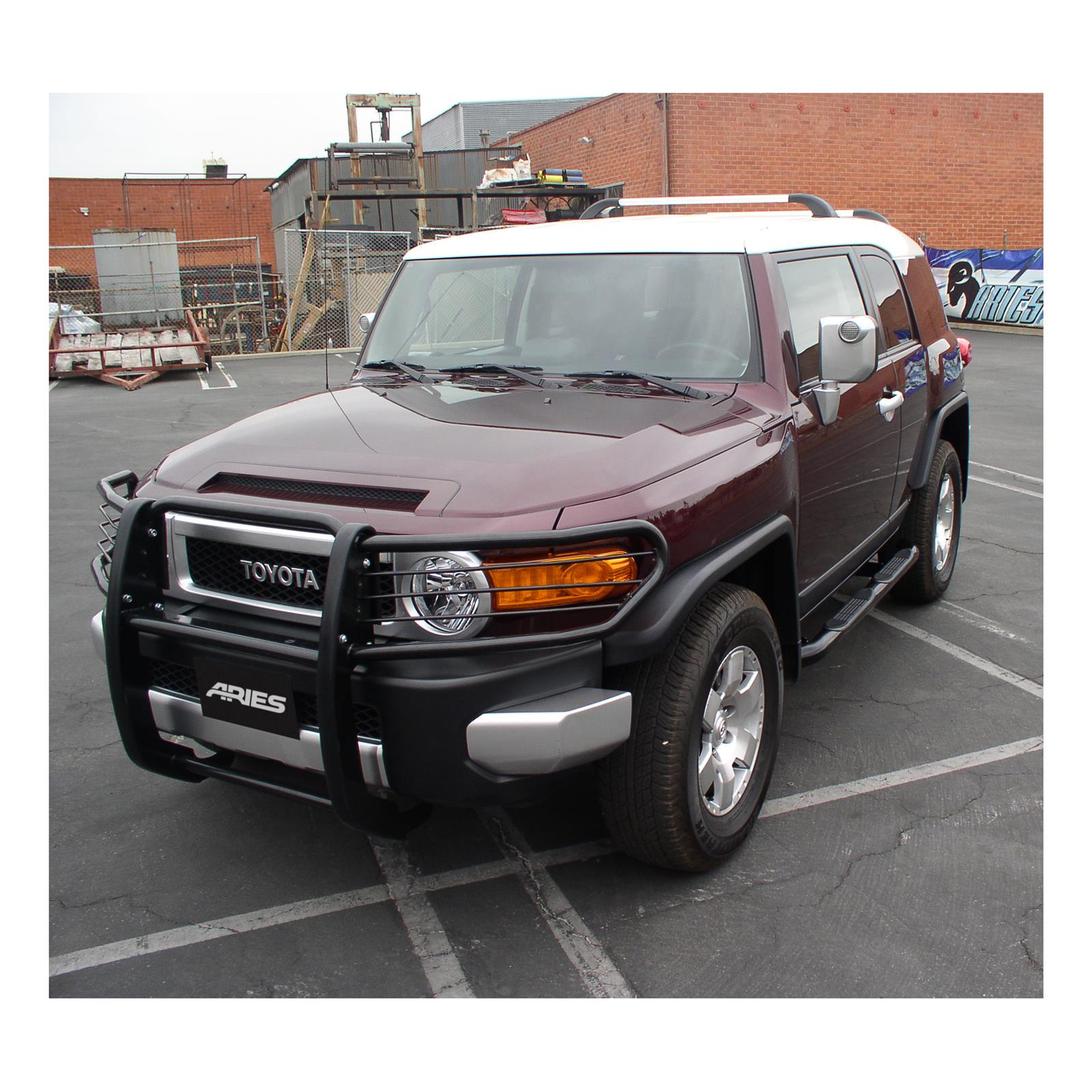 Aries Automotive Grille Guards for 2007-2014 FJ CRUISER - 2059 Guard, Brush Guard, Steel, Black Powdercoated, Toyota, Each