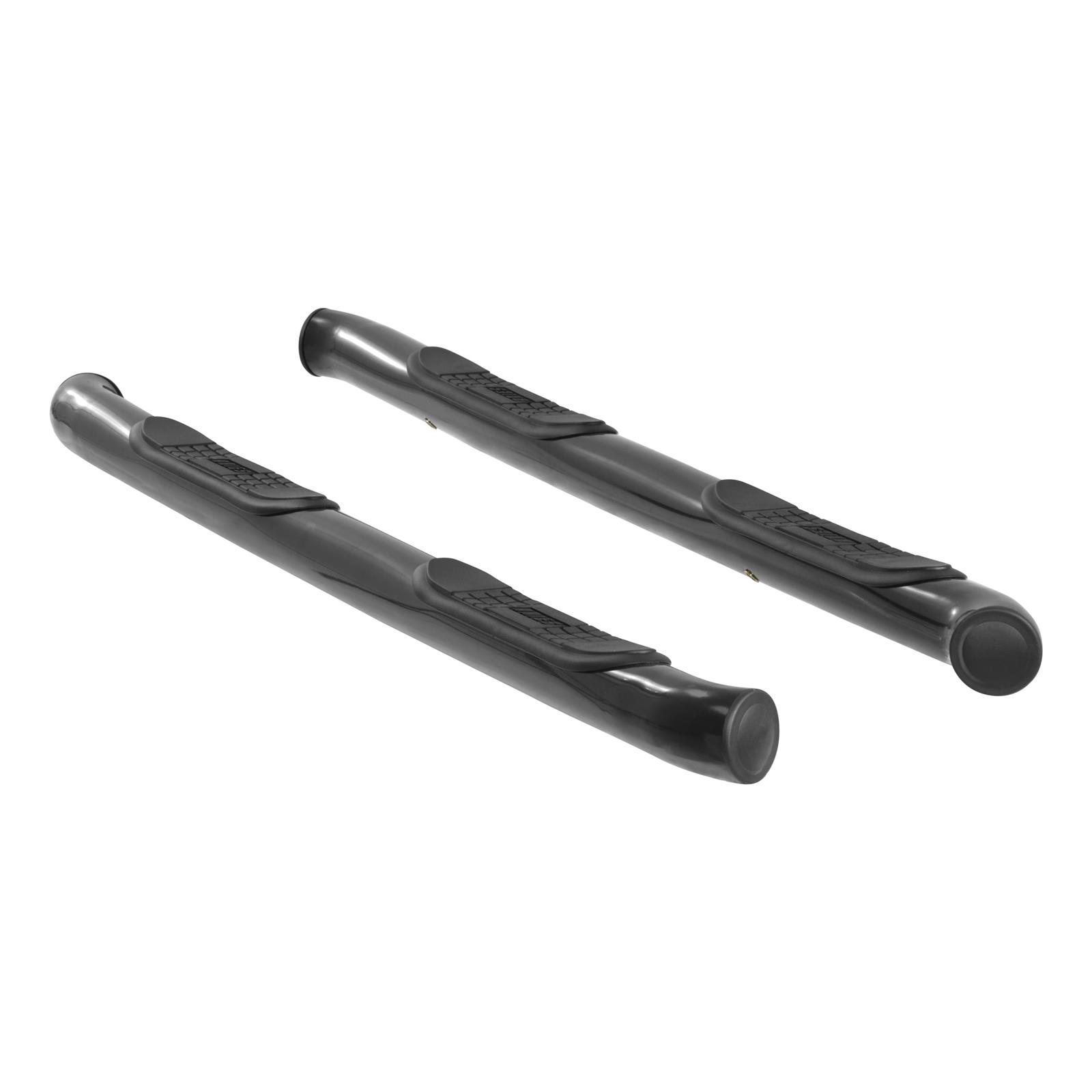 Aries Automotive 3 in. Round Side Bars for 2002-2006 MDX, 2003-2008 PILOT - 206003 Step Bars, Diameter, Steel, Black Powdercoated, use on Acura®, Honda®, Pair thumbnail 2