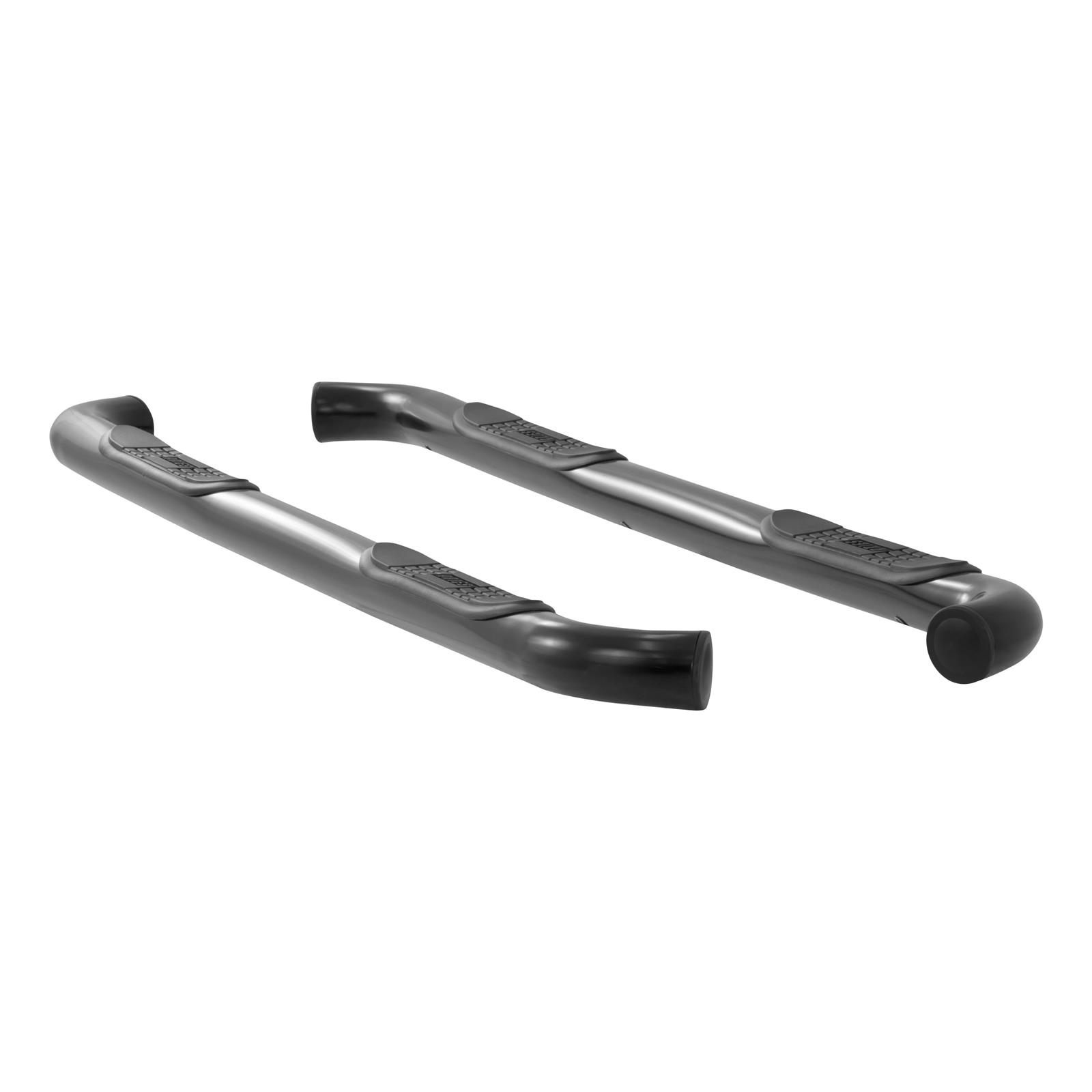 Aries Automotive 3 in. Round Side Bars 206005 Nerf and Step Bars, Bars, Steel, Black Powdercoated, for use on Honda®, Pair thumbnail 3