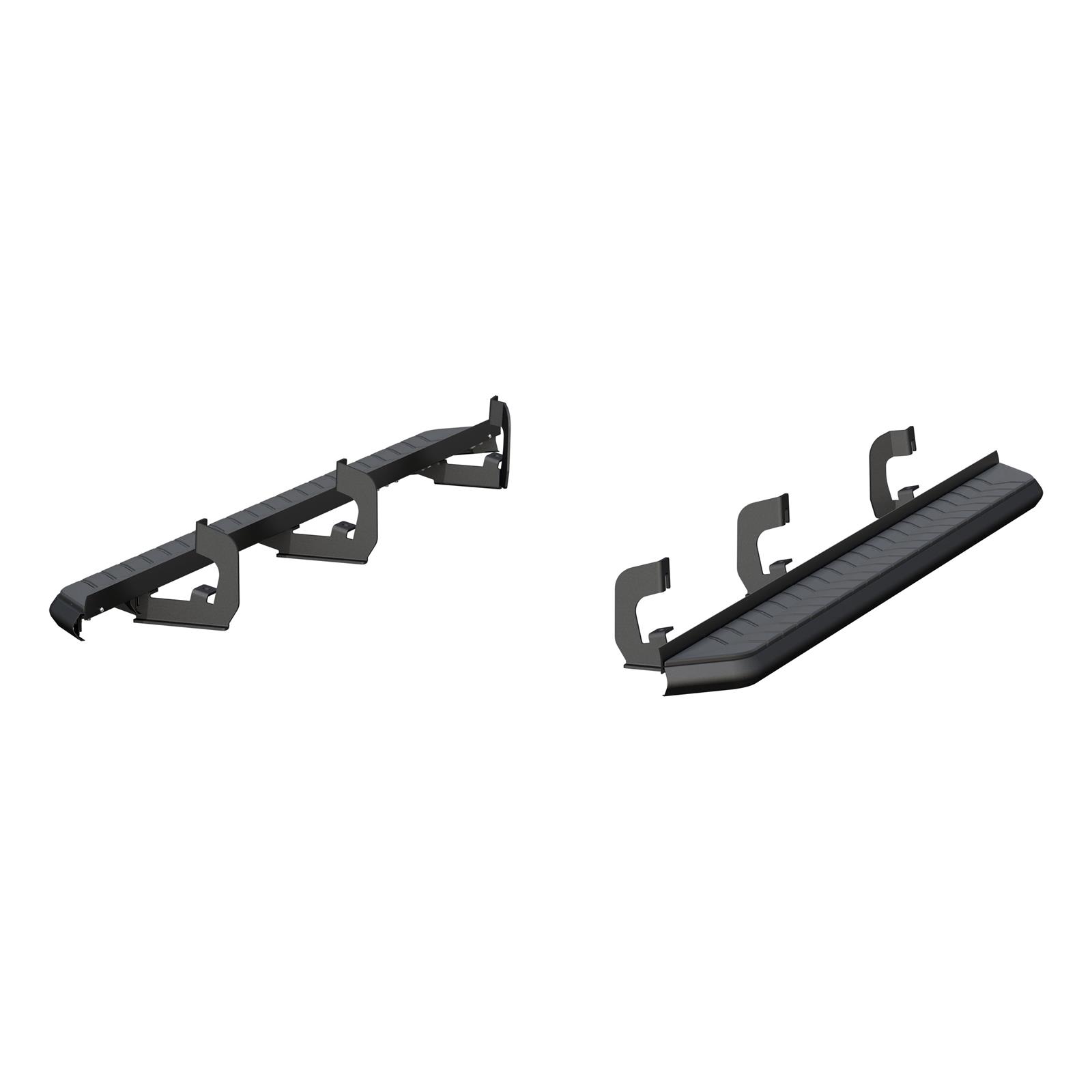 Aries Automotive AeroTread Running Boards for 2007-2020 YUKON, TAHOE, 2007-2018 ESCALADE - 2061004 Boards, Aluminum/Stainless Steel, Black Powdercoated, 5 in. Boards, 76.00 in. Length, Cadillac, Chevrolet, GMC, Pair thumbnail 3