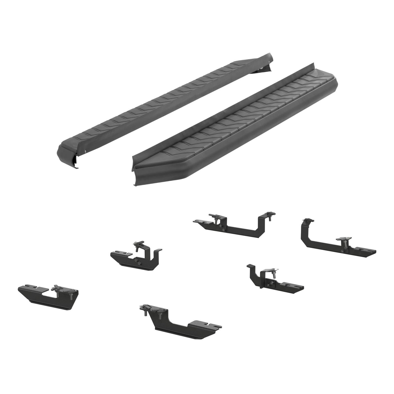 Aries Automotive AeroTread Running Boards for 2013-2019 ESCAPE - 2061021 Boards, Aluminum/Stainless Steel, Black Powdercoated, 5 in. Boards, 70.00 in. Length, Ford, Pair thumbnail 2
