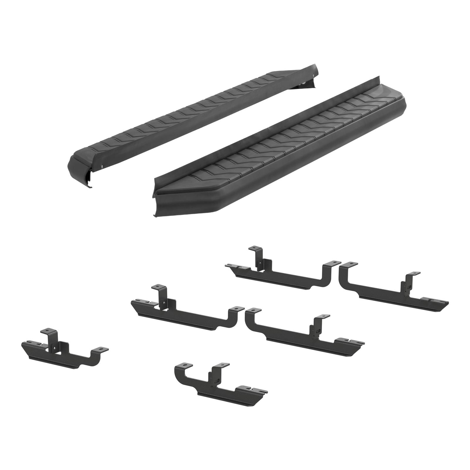 Aries Automotive AeroTread Running Boards 2061023 Boards, Aluminum/Stainless Steel, Black Powdercoated, 5 in. Boards, 67.00 in. Length, Jeep, Pair thumbnail 2
