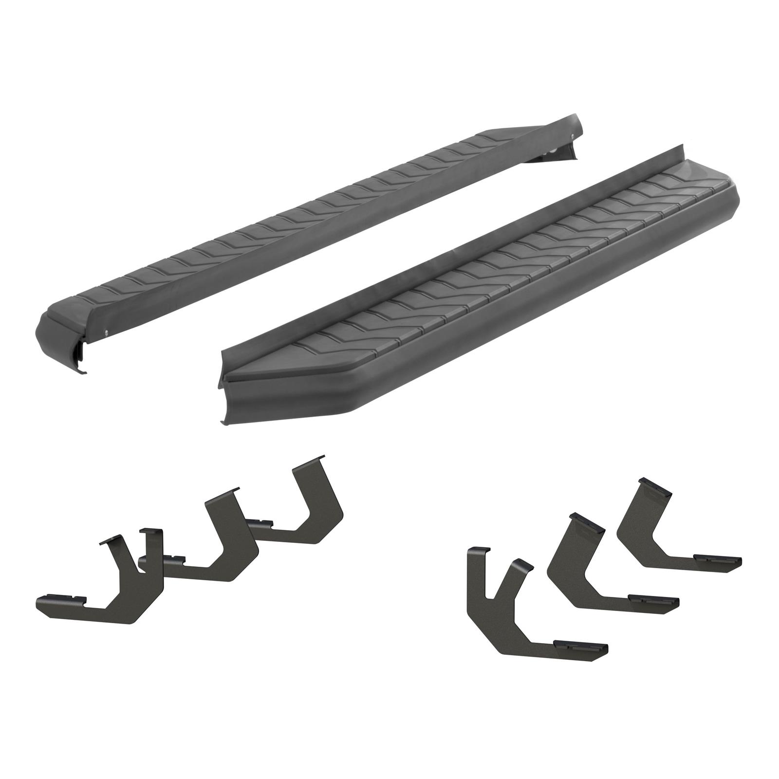 Aries Automotive AeroTread Running Boards for 2014-2024 4RUNNER - 2061025 Boards, Aluminum/Stainless Steel, Black Powdercoated, 5 in. Boards, 70.00 in. Length, Toyota, Pair thumbnail 2