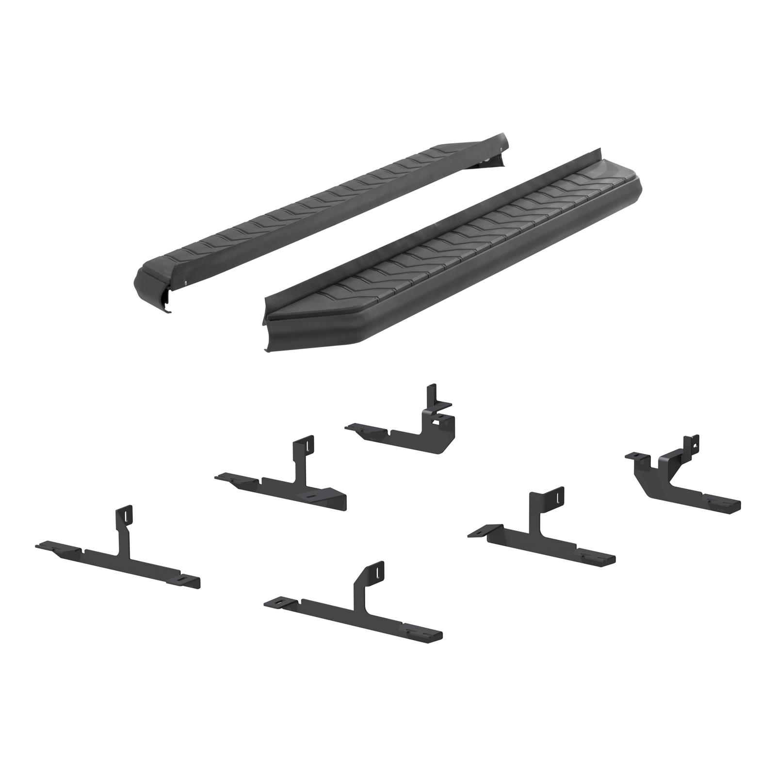 Aries Automotive RidgeStep Running Boards for 2018-2024 EQUINOX, TERRAIN - 2061033 Boards, Steel, Black Powdercoated, Textured, 5 in. Boards, 70.00 in. Length, Chevrolet, GMC, Pair thumbnail 2
