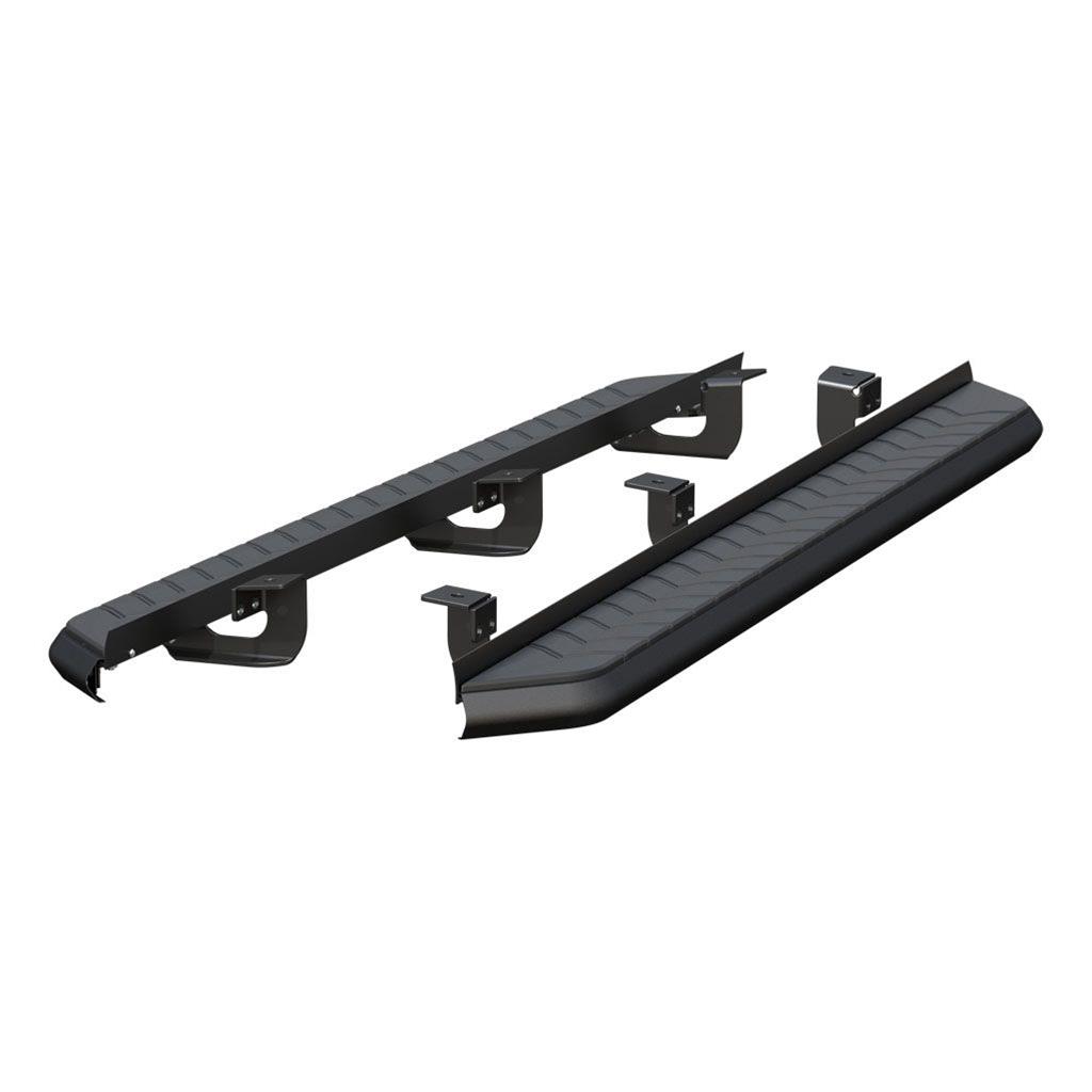 Aries Automotive RidgeStep Running Boards for 2020-2025 EXPLORER - 2061040 Boards, Steel, Black Powdercoated, Textured, 5 in. Boards, 73.00 in. Length, Ford, Pair