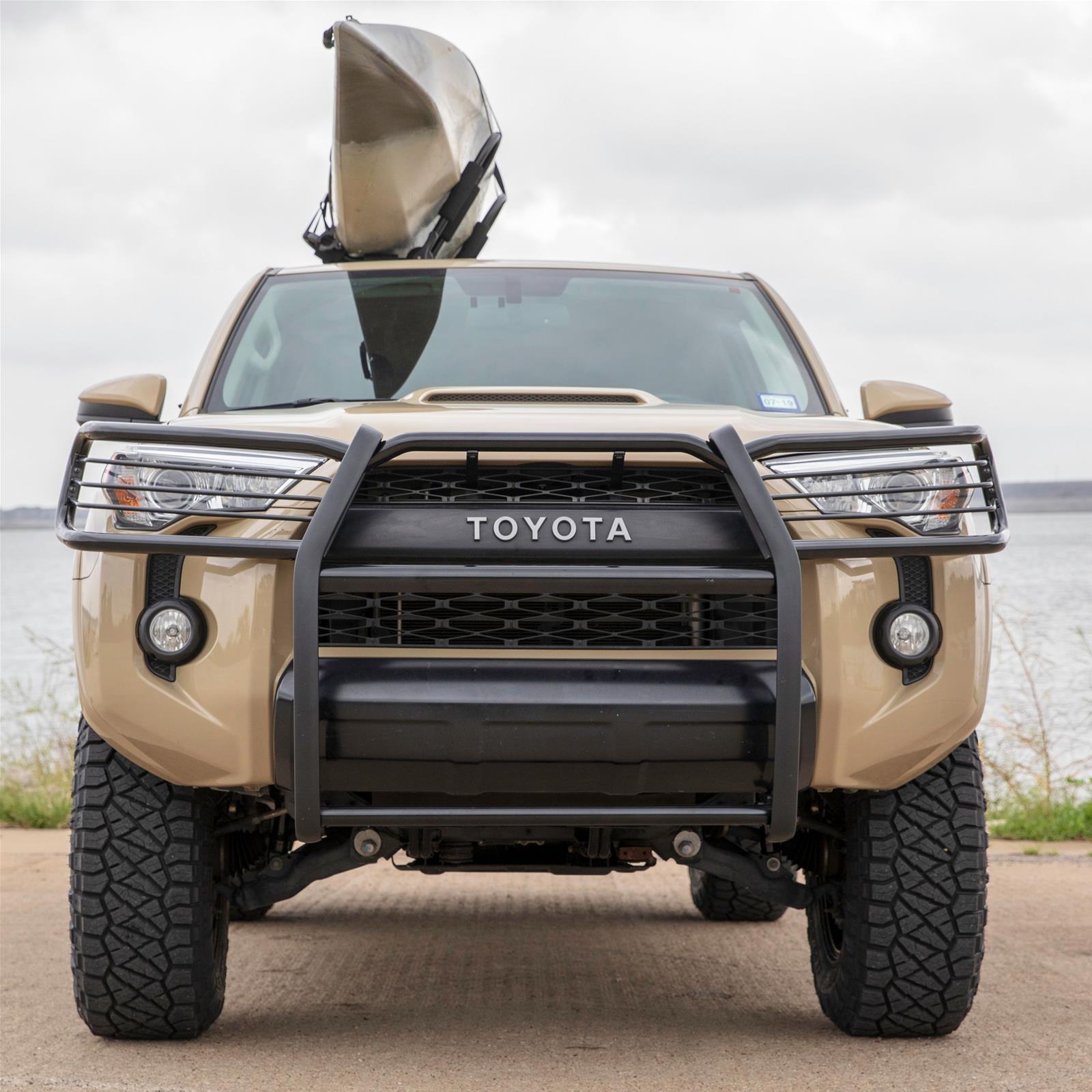 Aries Automotive Grille Guards for 2010-2024 4RUNNER - 2066 Guard, Brush Guard, Steel, Black Powdercoated, Toyota, Each thumbnail 2