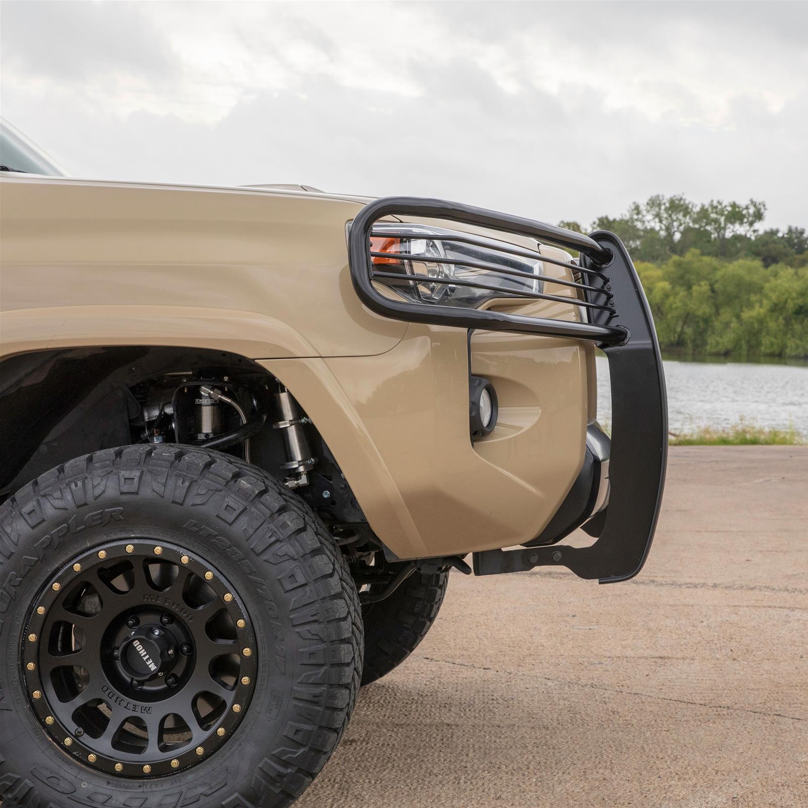 Aries Automotive Grille Guards for 2010-2024 4RUNNER - 2066 Guard, Brush Guard, Steel, Black Powdercoated, Toyota, Each