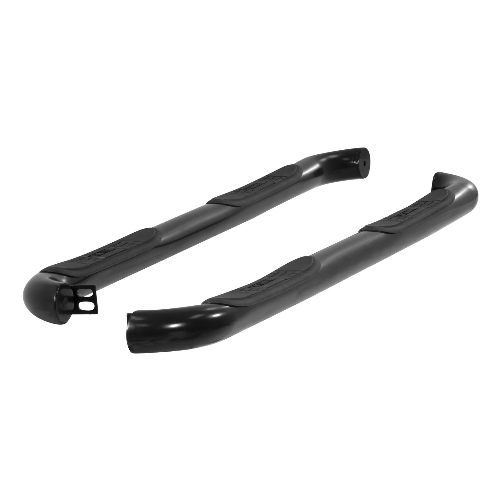 Aries Automotive 3 in. Round Side Bars for 2007-2012 SANTA FE - 207003 Step Bars, Diameter, Steel, Black Powdercoated, Hyundai, Pair thumbnail 3