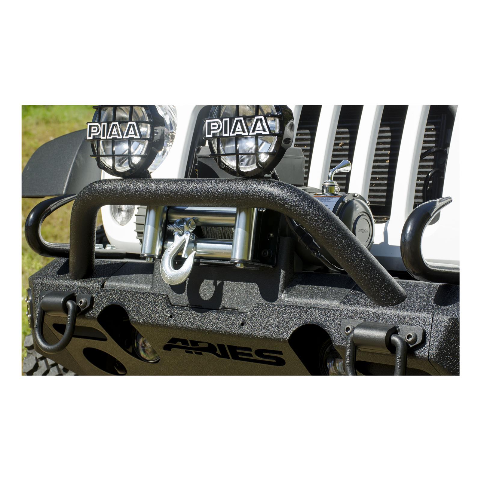 ARIES Automotive Winch Mounts 2072100 Adapter Plate with Fairlead Mount