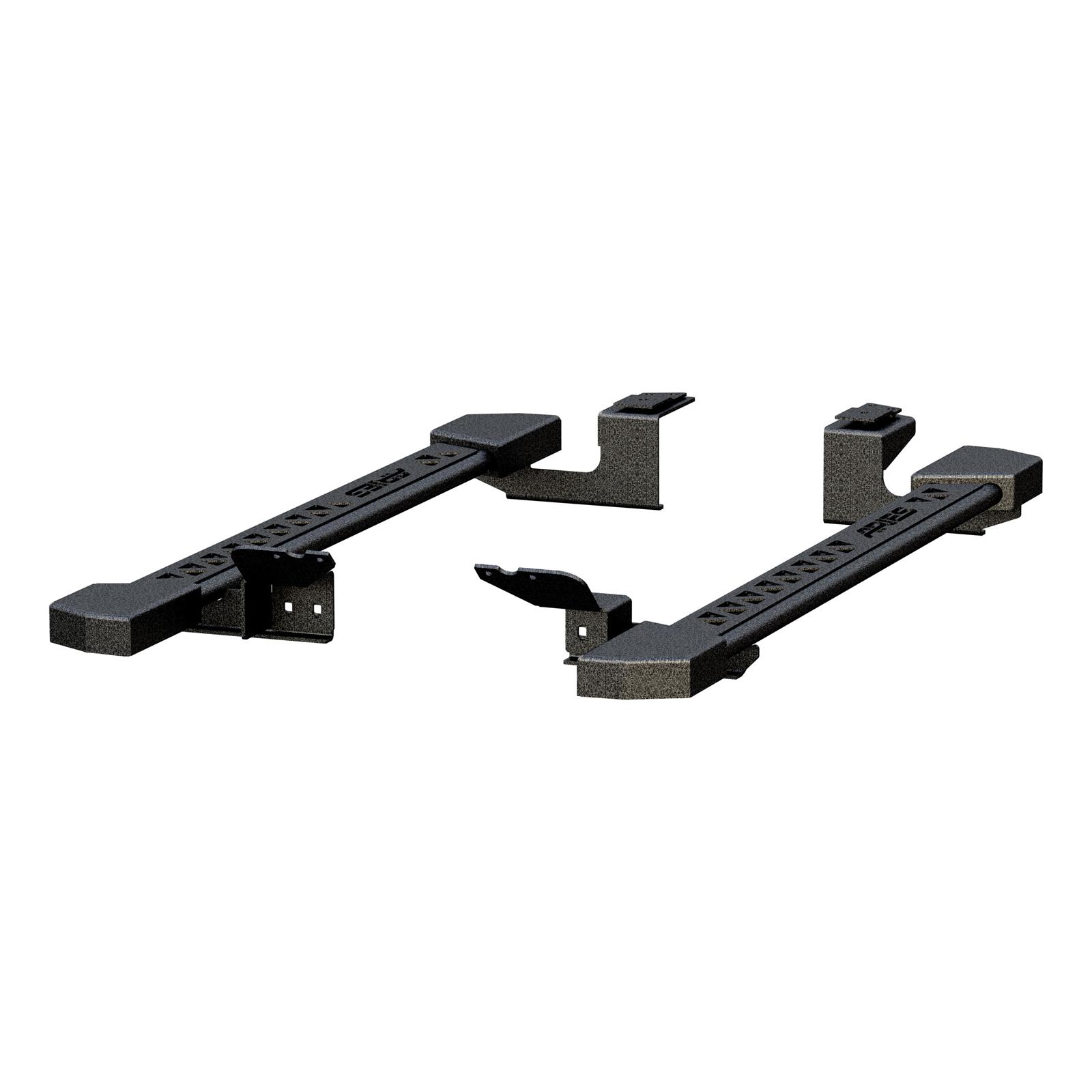 Aries Automotive Rocker Steps for 1997-2007 WRANGLER - 2074102 Step Bars, Nerf Bars, Steel, Textured Black Powdercoated, Jeep, Pair thumbnail 3