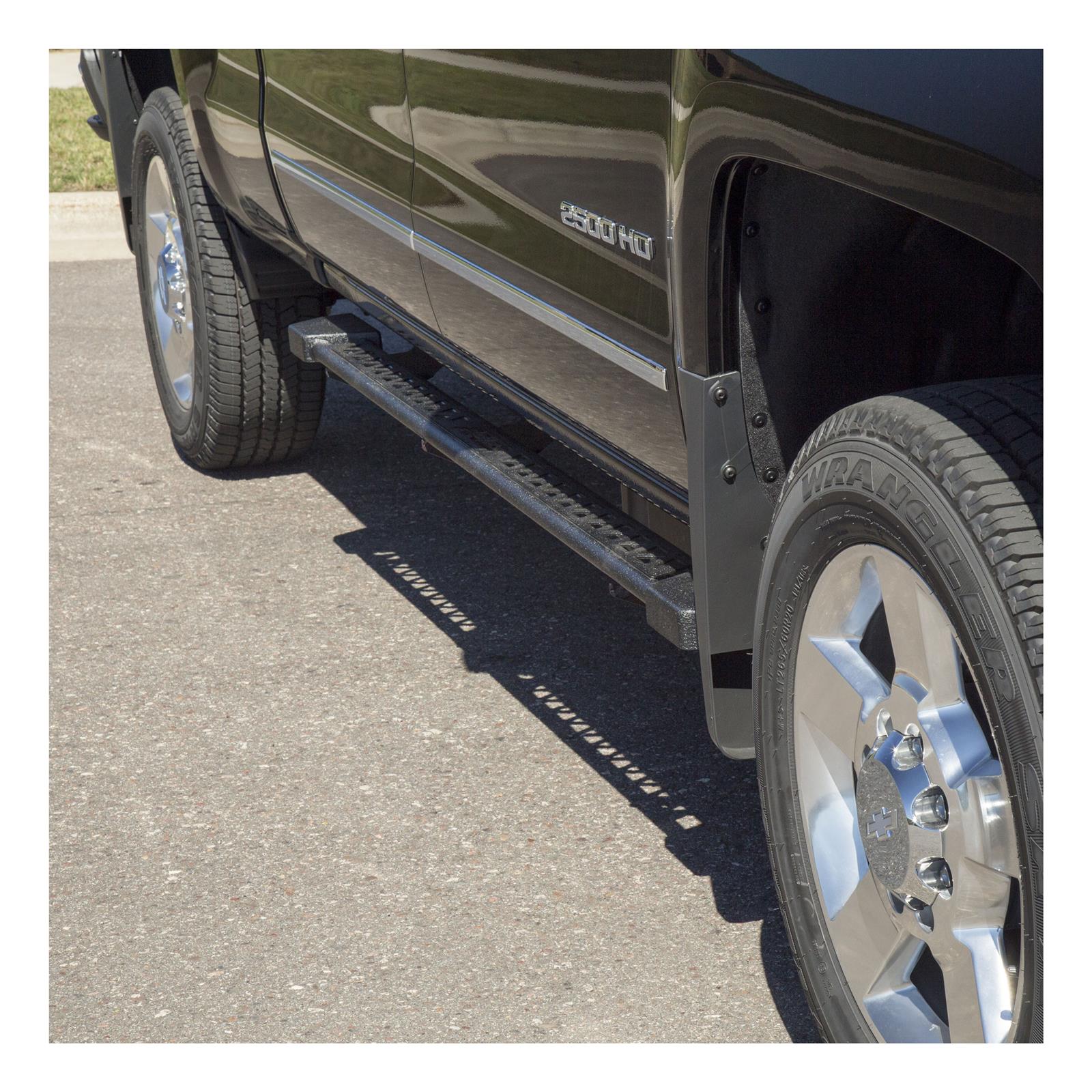 Aries Automotive Rocker Steps 2074109 Step Bars, Nerf Bars, Steel, Textured Black Powdercoated, Chevrolet, GMC, Pair thumbnail 2