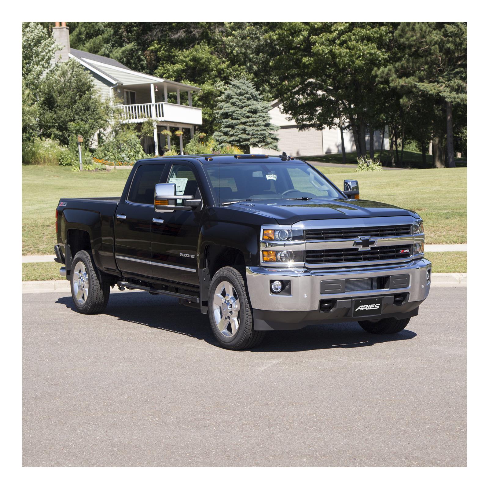Aries Automotive Rocker Steps 2074109 Step Bars, Nerf Bars, Steel, Textured Black Powdercoated, Chevrolet, GMC, Pair