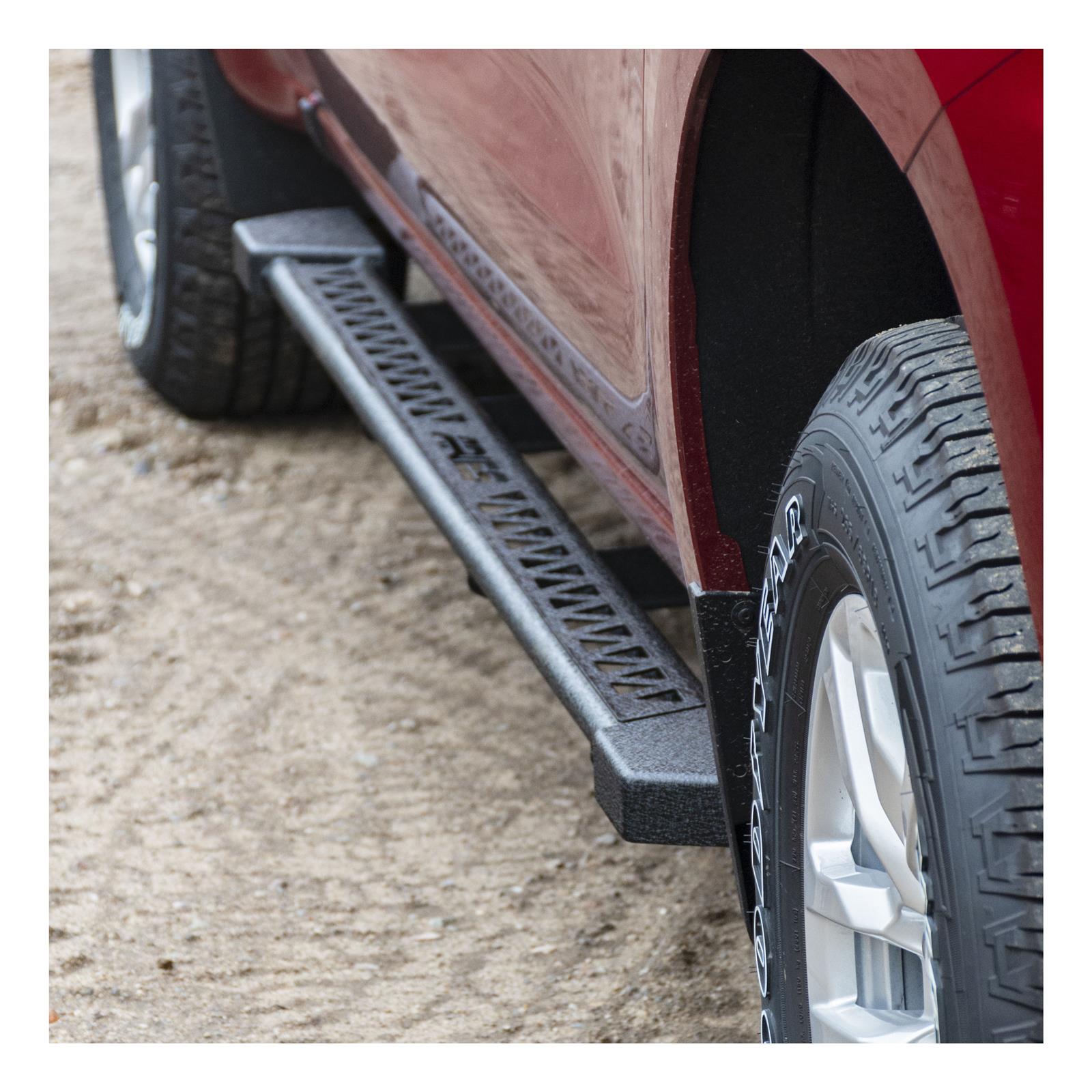 Aries Automotive Rocker Steps 2074113 Nerf Bars and Step Bars, Carbon Steel, Black Powdercoated, Textured, 83.515 in. Length, Chevrolet, GMC, Pair thumbnail 3