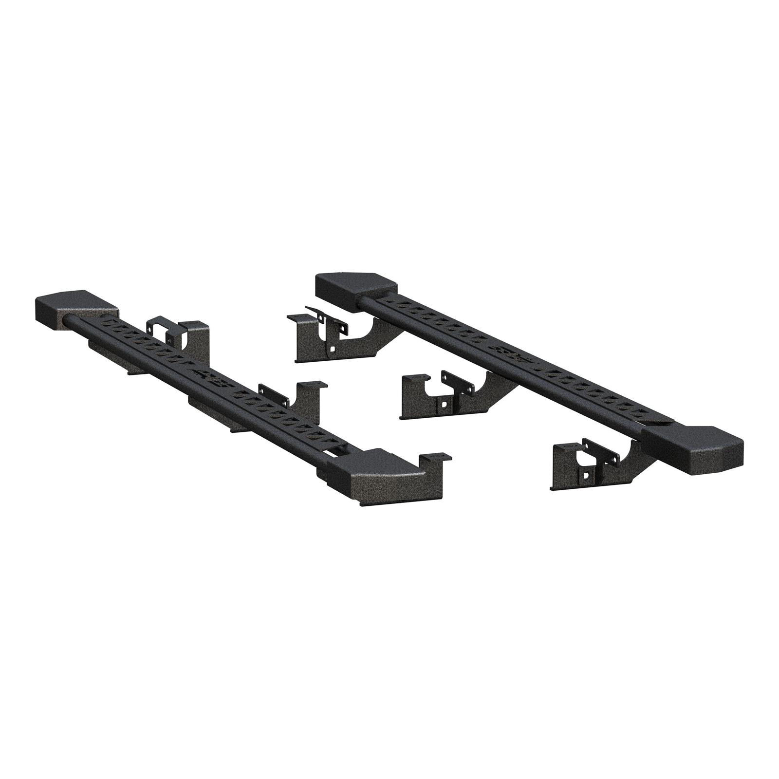 Aries Automotive Rocker Steps 2074118 Nerf Bars and Step Bars, Carbon Steel, Black Powdercoated, Textured, 73.750 in. Length, Jeep, Pair thumbnail 5