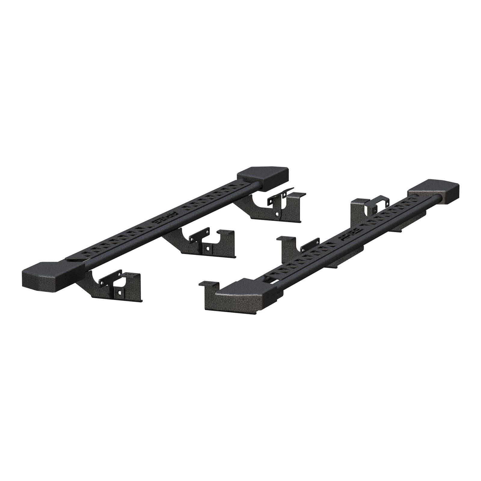 Aries Automotive Rocker Steps 2074118 Nerf Bars and Step Bars, Carbon Steel, Black Powdercoated, Textured, 73.750 in. Length, Jeep, Pair thumbnail 4