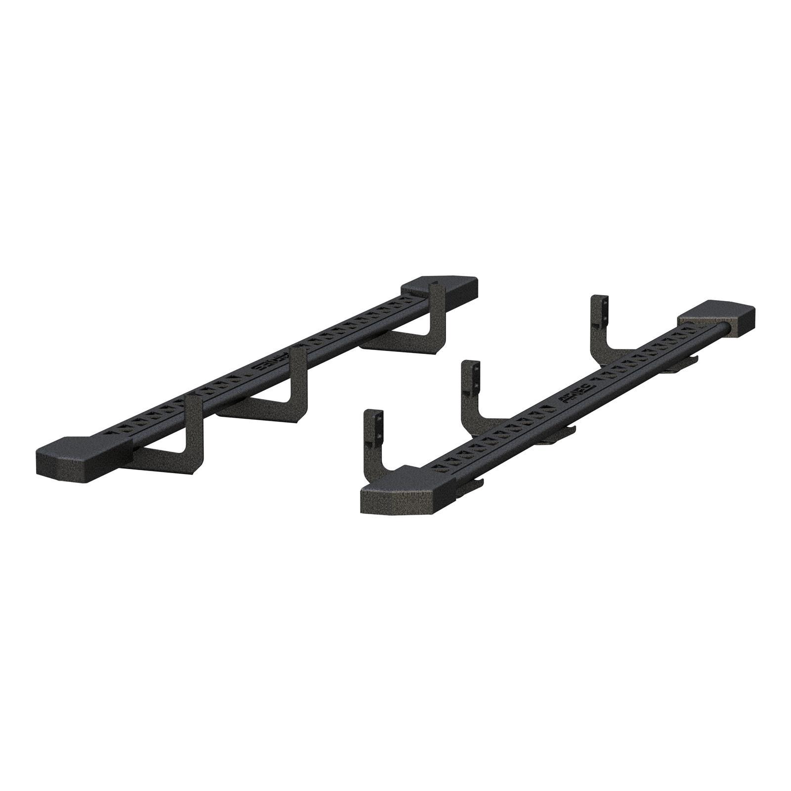 Aries Automotive Rocker Steps for 2005-2020 FRONTIER - 2074140 Step Bars, Nerf Bars, Steel, Textured Black Powdercoated, Nissan, Pair thumbnail 4