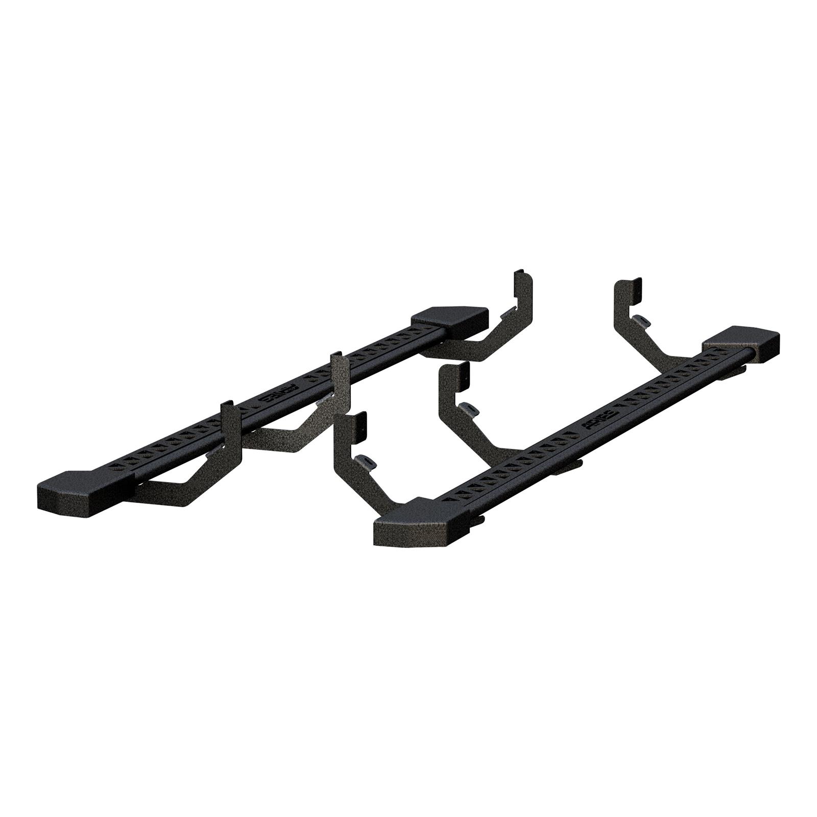 Aries Automotive Rocker Steps 2074141 Step Bars, Nerf Bars, Steel, Textured Black Powdercoated, for Nissan, Pair thumbnail 2