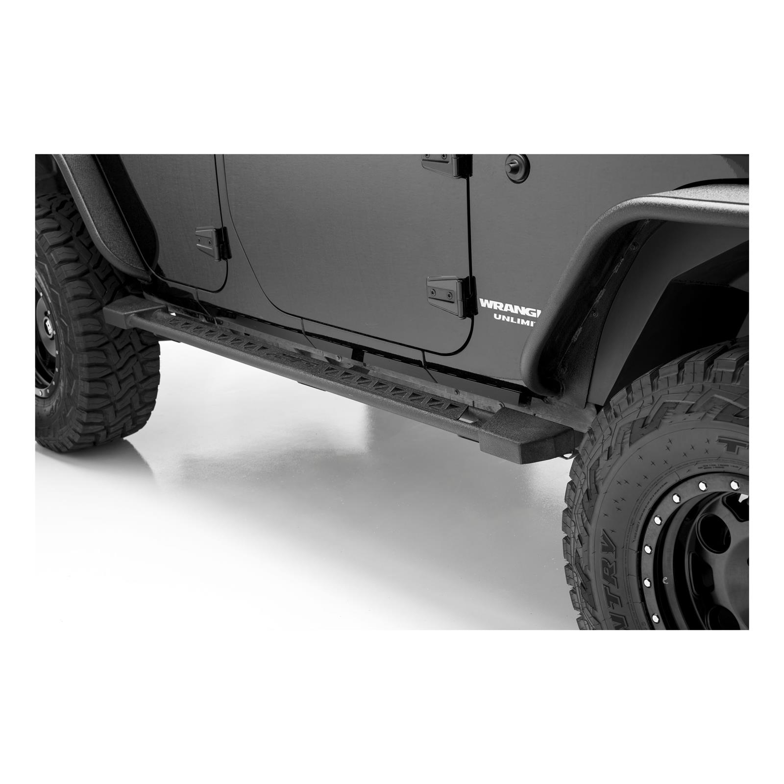 Aries Automotive Rocker Steps for 2006-2015 XTERRA - 2074142 Step Bars, Nerf Bars, Steel, Textured Black Powdercoated, Nissan, Pair thumbnail 4