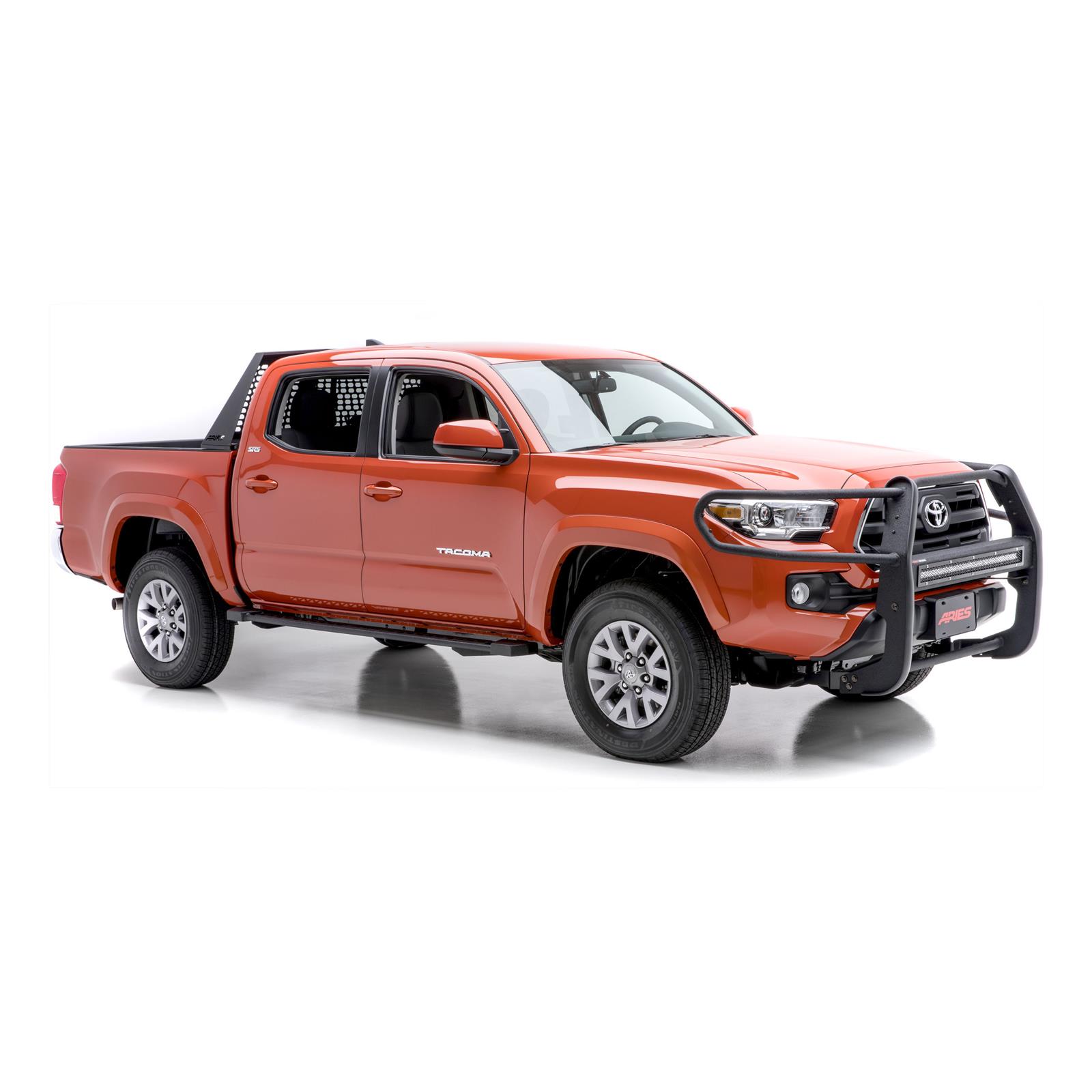 Aries Automotive Rocker Steps for 2005-2023 TACOMA - 2074151 Step Bars, Nerf Bars, Steel, Textured Black Powdercoated, Toyota, Pair thumbnail 2