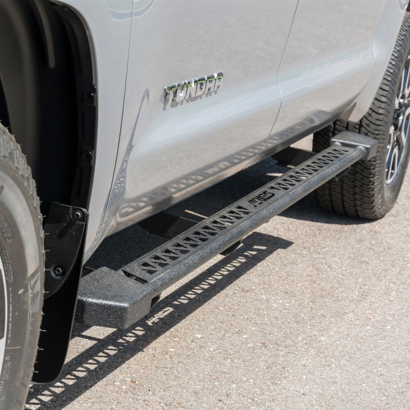 Aries Automotive Rocker Steps for 2007-2016 TUNDRA - 2074153 Step Bars, Nerf Bars, Steel, Textured Black Powdercoated, Toyota, Pair