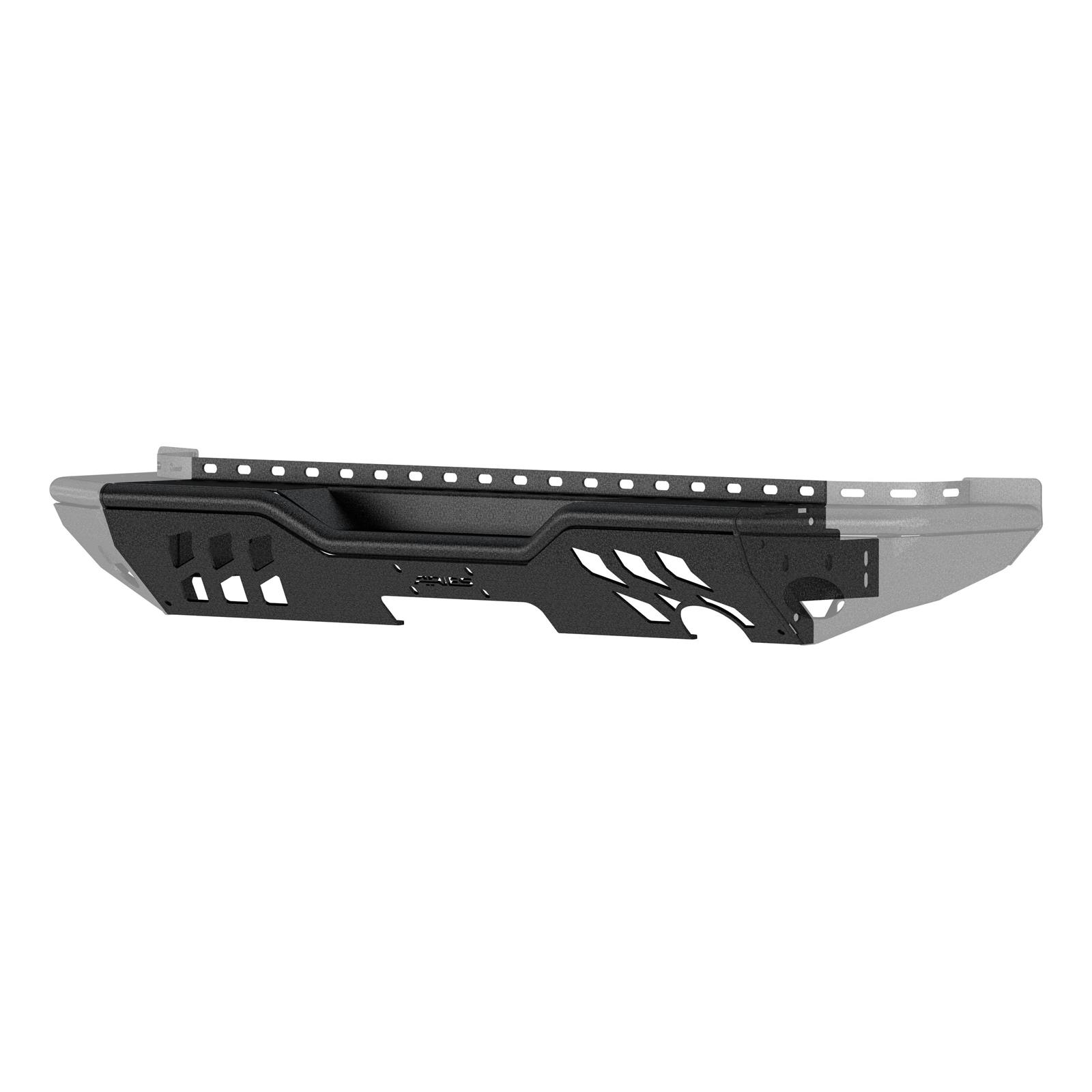 Aries Automotive TrailChaser Rear Bumpers for 2007-2017 WRANGLER, 2018 WRANGLER JK - 2081021 Bumpers, Steel, Black Powdercoated, Textured, Fabricated, Rear, Center Section, Jeep, Each thumbnail 9