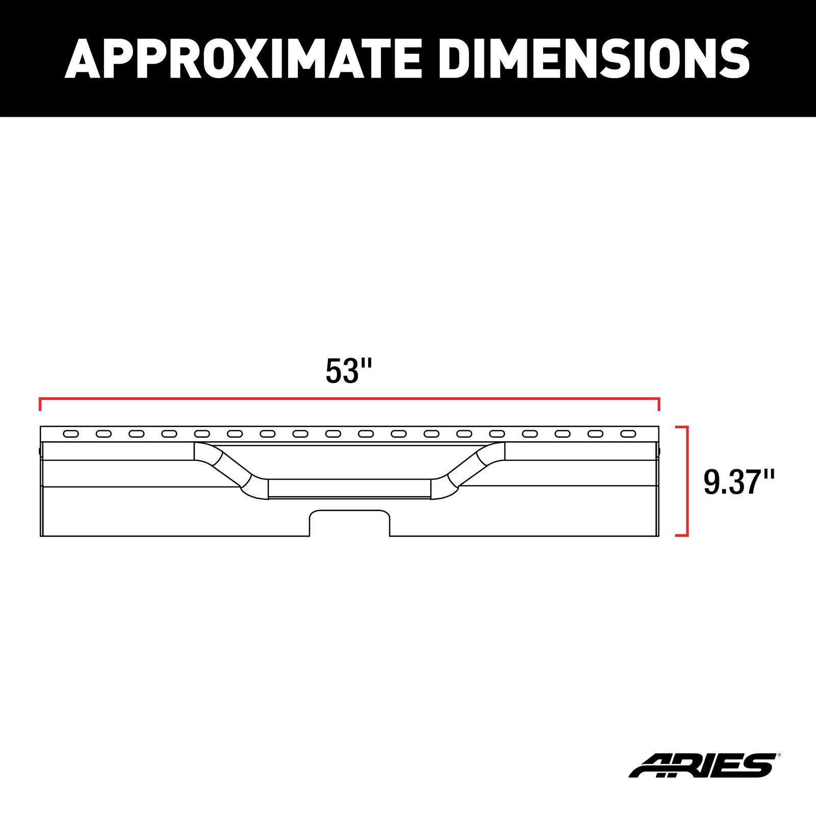 Aries Automotive TrailChaser Rear Bumpers for 2018-2024 WRANGLER - 2081024 Bumpers, Steel, Black Powdercoated, Textured, Fabricated, Rear, Center Section, Jeep, Each thumbnail 6