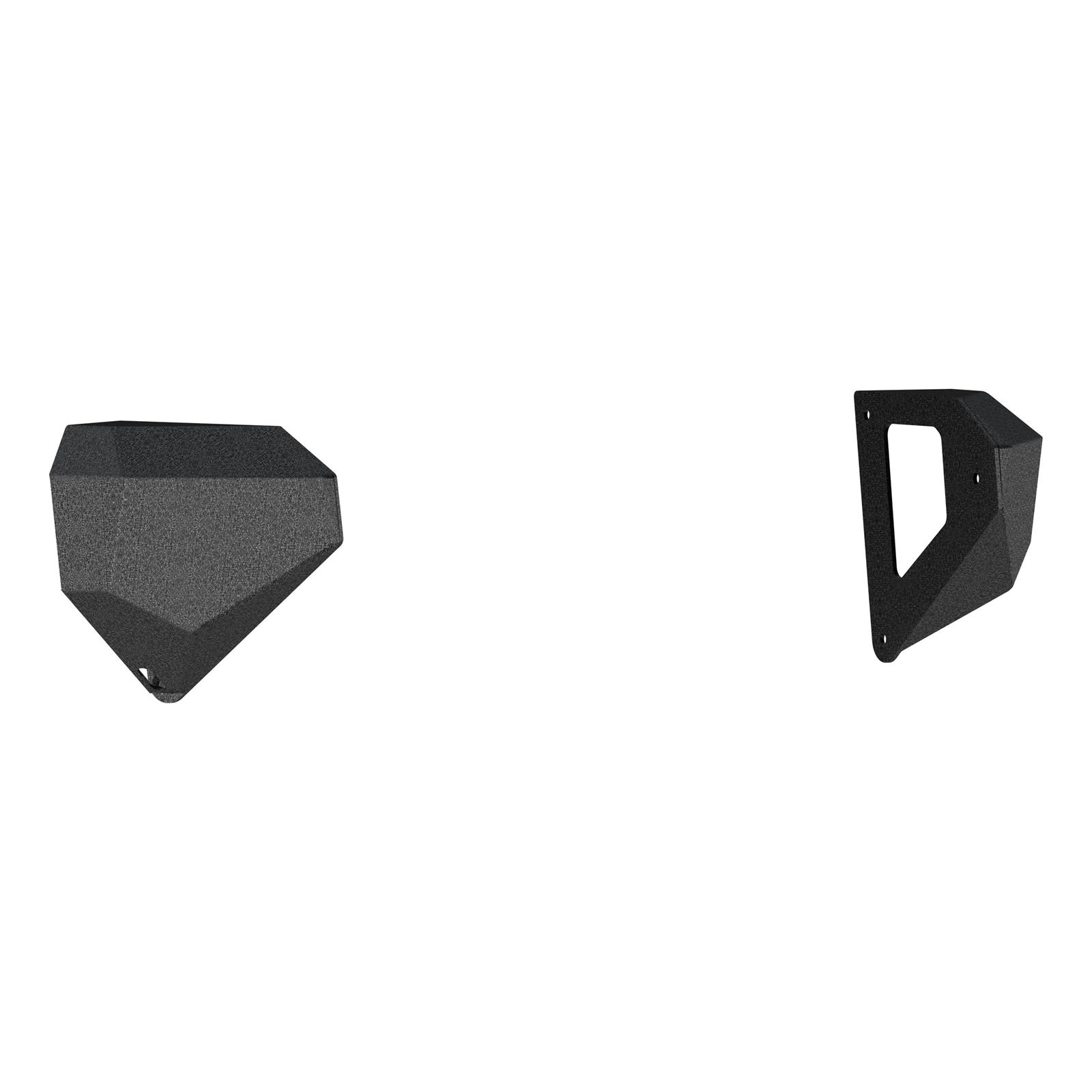 Aries Automotive TrailCrusher Front Bumper Corner Guards 2081207 Guards, Steel, Black Powdercoated, Textured, Front, Jeep, Pair thumbnail 5
