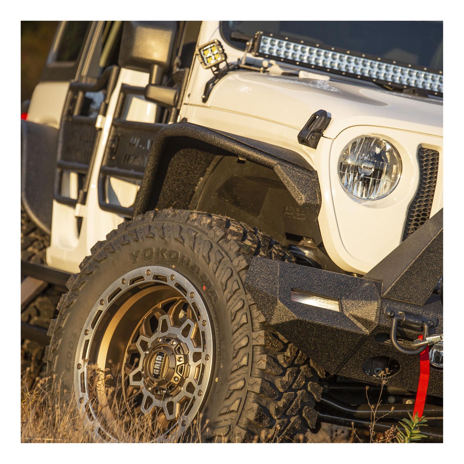 ARIES Automotive - Bumper Guards for 2020-2025 GLADIATOR, 2018-2025 WRANGLER 2081208 Corners 2018-2019 Jeep Wrangler JL thumbnail 2