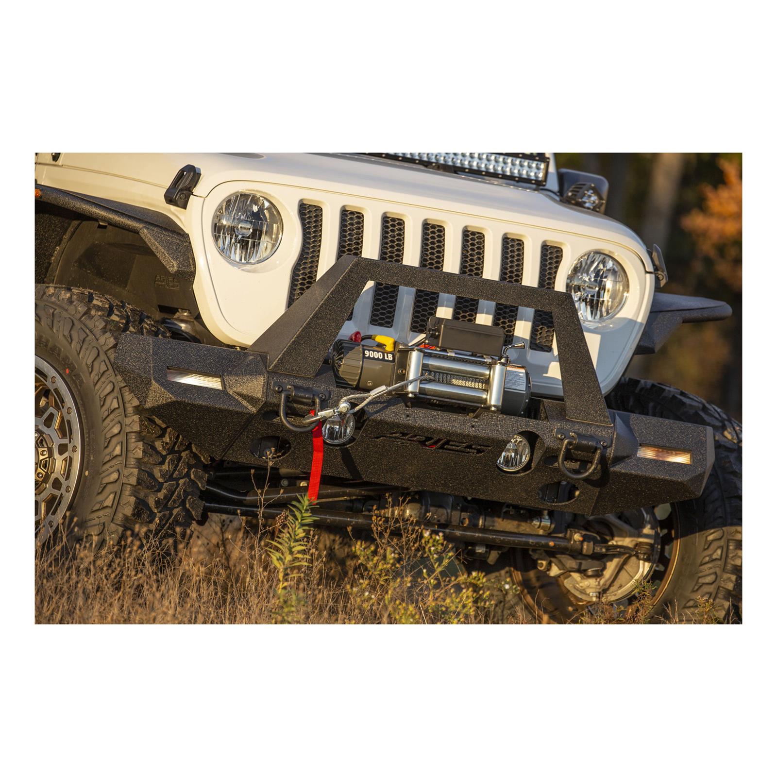 ARIES Automotive - Bumper Guards for 2020-2025 GLADIATOR, 2018-2025 WRANGLER 2081209 Corners 2018-2019 Jeep Wrangler JL thumbnail 3