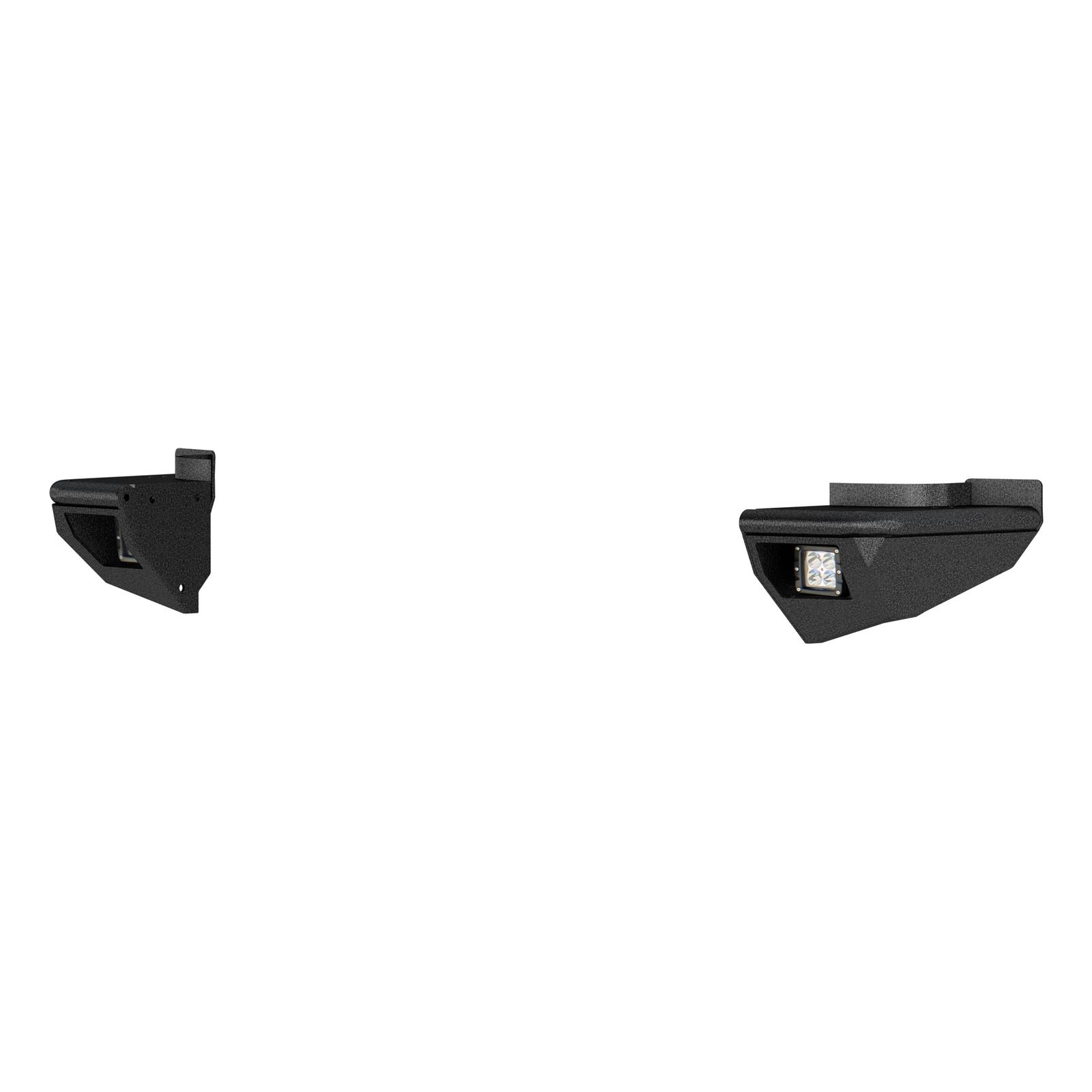Aries Automotive TrailCrusher Rear Bumper Corner Guards with LEDs for 2007-2025 WRANGLER, 2018 WRANGLER JK - 2081222 Guards, Steel, Black Powdercoated, Textured, Rear, Jeep, Pair thumbnail 8