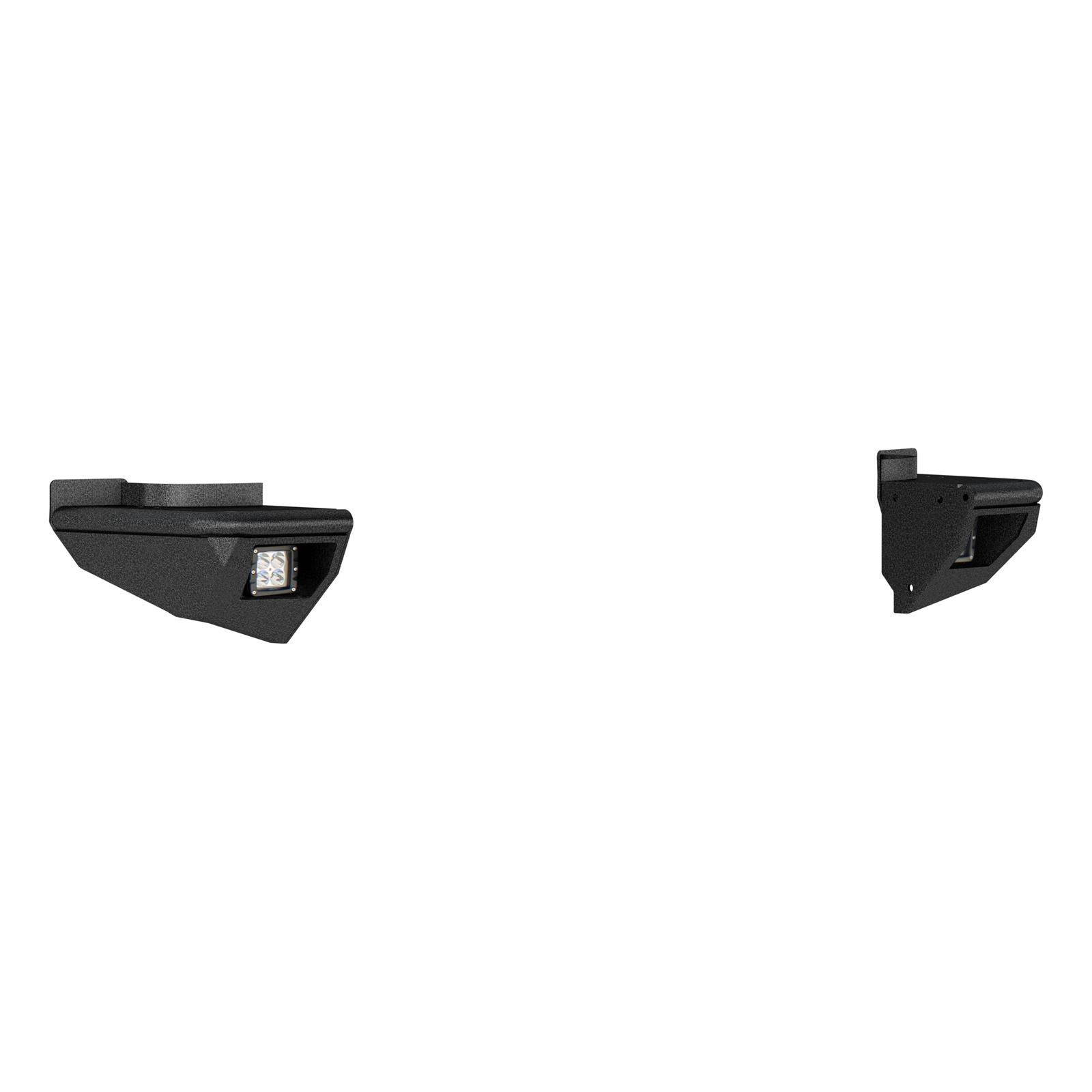 Aries Automotive TrailCrusher Rear Bumper Corner Guards with LEDs for 2007-2025 WRANGLER, 2018 WRANGLER JK - 2081222 Guards, Steel, Black Powdercoated, Textured, Rear, Jeep, Pair thumbnail 9