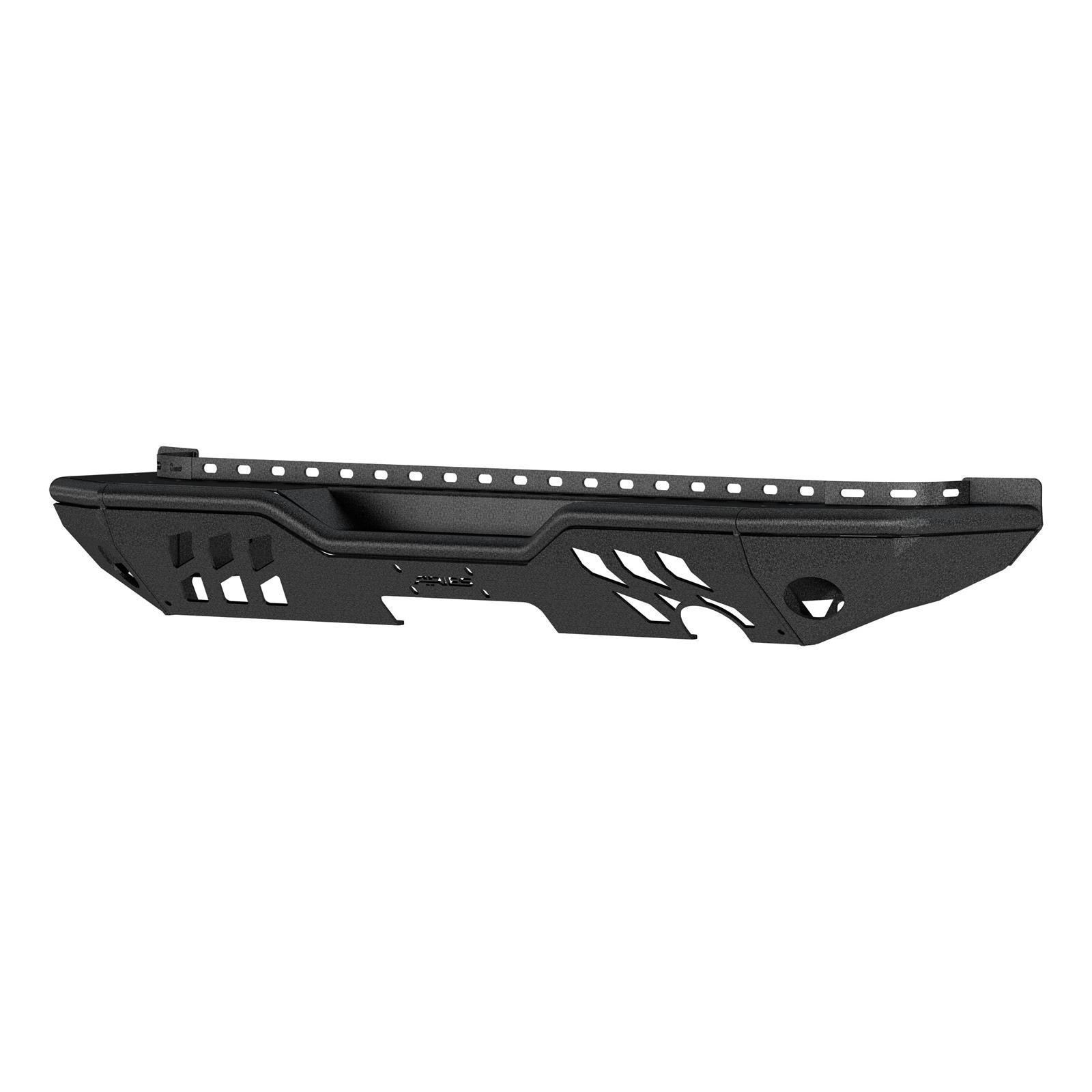 Aries Automotive TrailChaser Rear Bumper with Corner Guards for 2007-2017 WRANGLER, 2018 WRANGLER JK - 2082036 Bumpers, Fabricated, Aluminum, Black Powdercoated, Textured, Rear, Center Section, Guards, Jeep, Kit thumbnail 6
