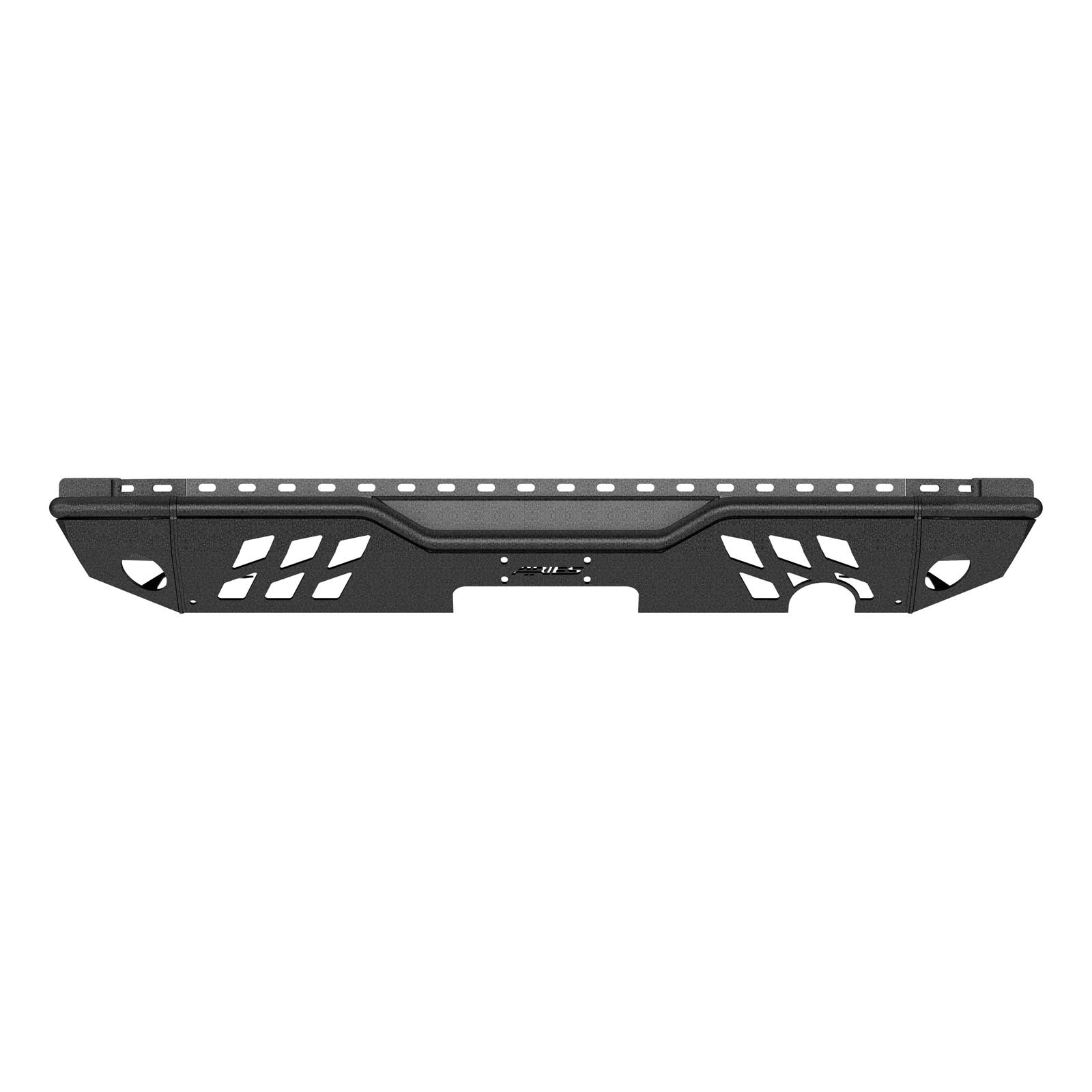 Aries Automotive TrailChaser Rear Bumper with Corner Guards for 2007-2017 WRANGLER, 2018 WRANGLER JK - 2082038 Bumpers, Fabricated, Steel, Black Powdercoated, Textured, Rear, Center Section, Guards, Jeep, Kit thumbnail 8