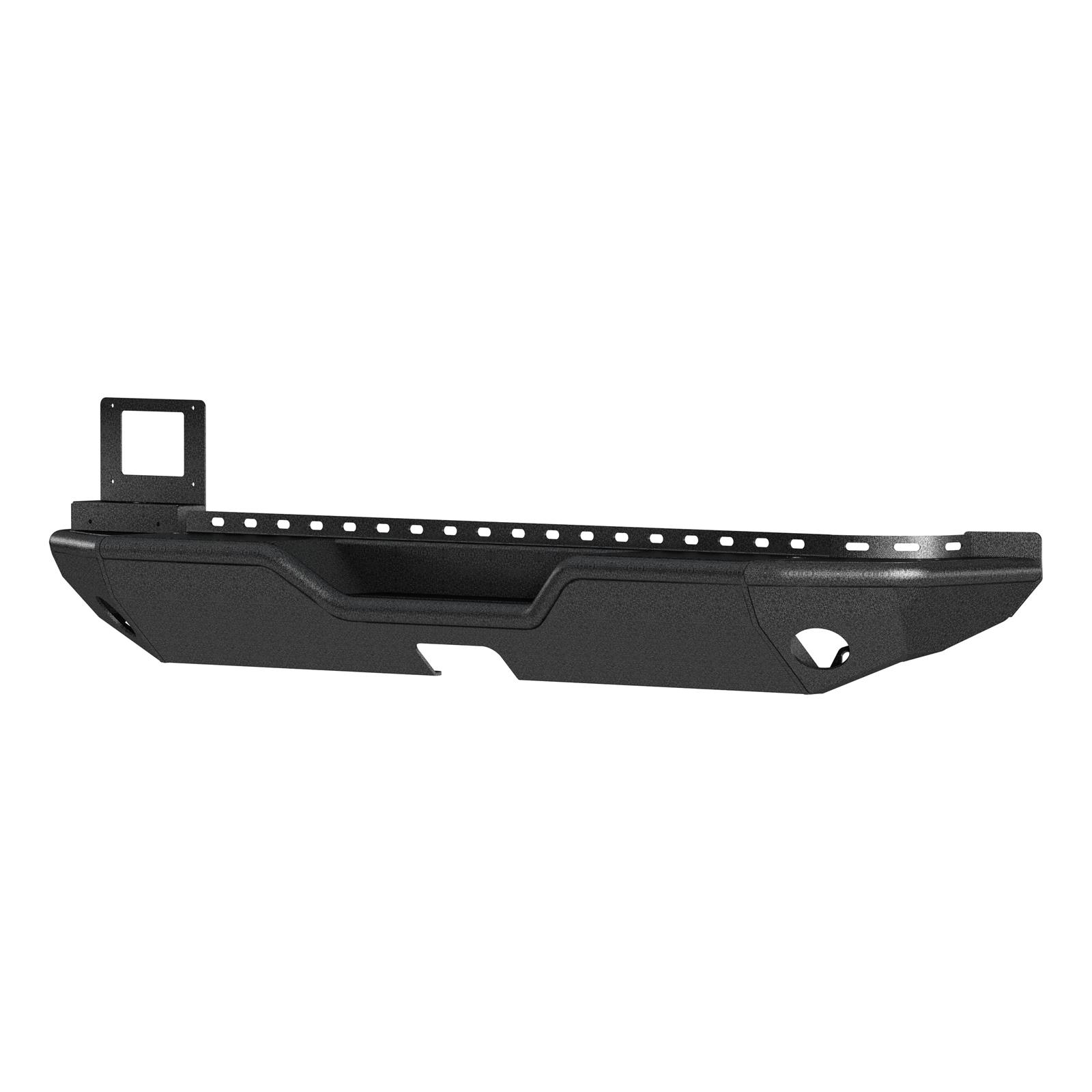 Aries Automotive TrailChaser Rear Bumper with Corner Guards for 2018-2024 WRANGLER - 2082082 Bumpers, Fabricated, Aluminum, Black Powdercoated, Textured, Rear, Center Section, Guards, Jeep, Kit thumbnail 4