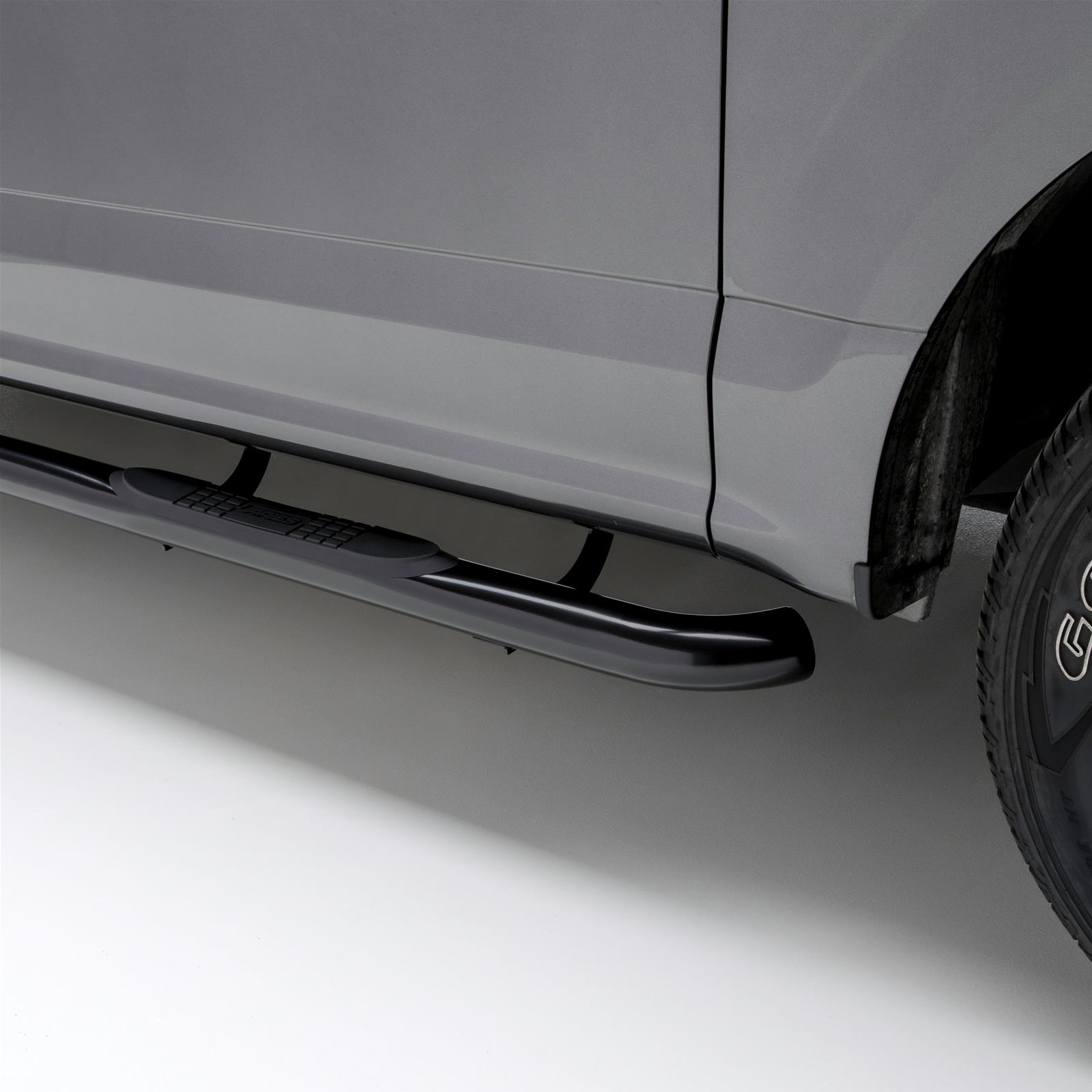 Aries Automotive 3 in. Round Side Bars for 2021-2024 BRONCO SPORT - 209043 Step Bars, Diameter, Powdercoated Steel, Black, Ford, Pair thumbnail 5