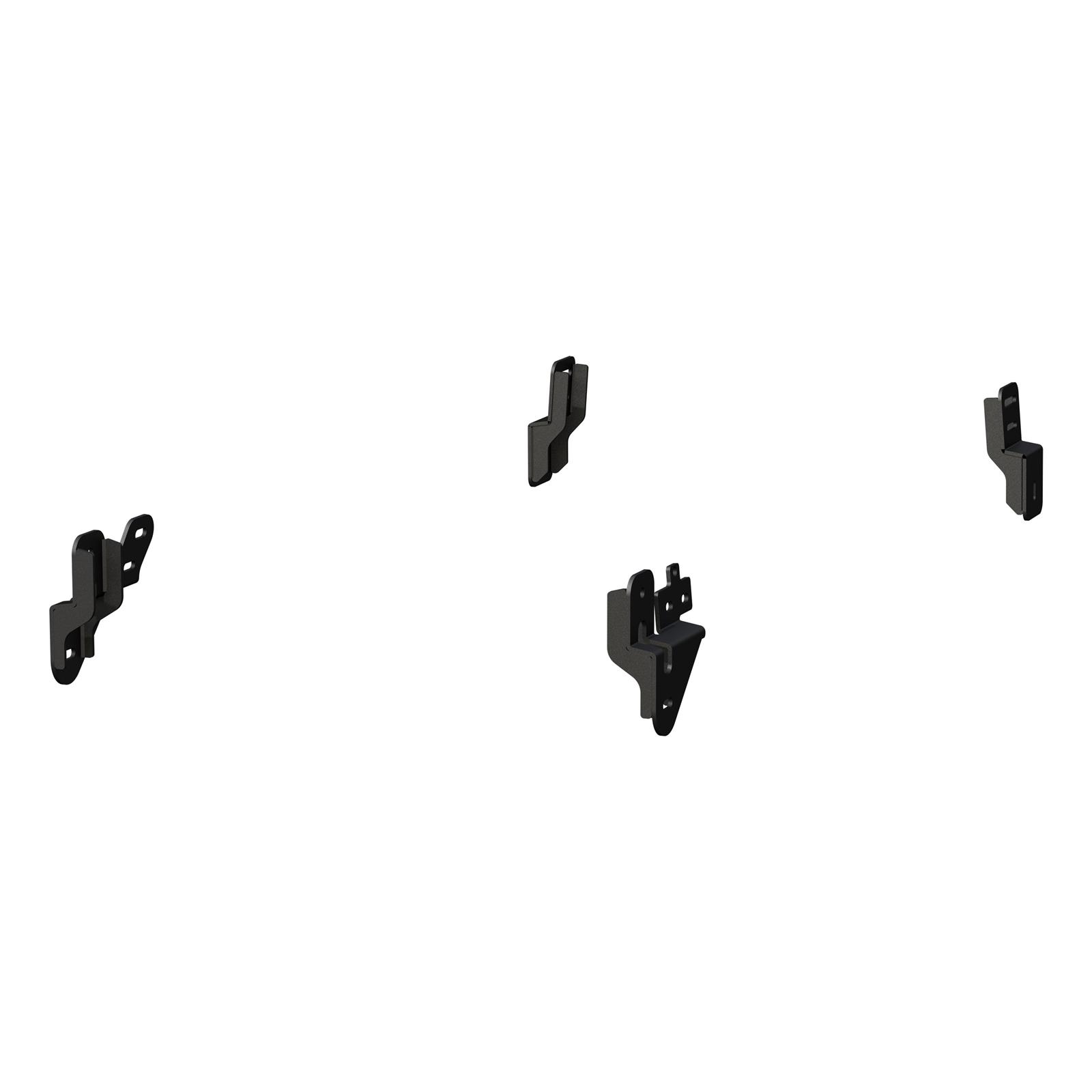 Aries Automotive 3 in. Round Side Bars for 2011-2018 1500, 2019-2024 1500 CLASSIC, 2009-2010 RAM - 215040 Step Bars, Stainless Steel, Black Powdercoated, Gloss, 3.00 Diameter, 73.310 Length, Dodge, Pair thumbnail 8