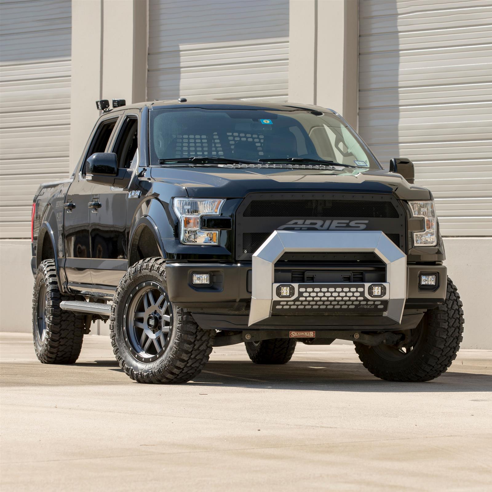 ARIES Automotive Light Mounting Bars 2153102 Bull Bar, Advantedge, Chrome W/LED'S, 11-16 F-250/350/450/550 thumbnail 2