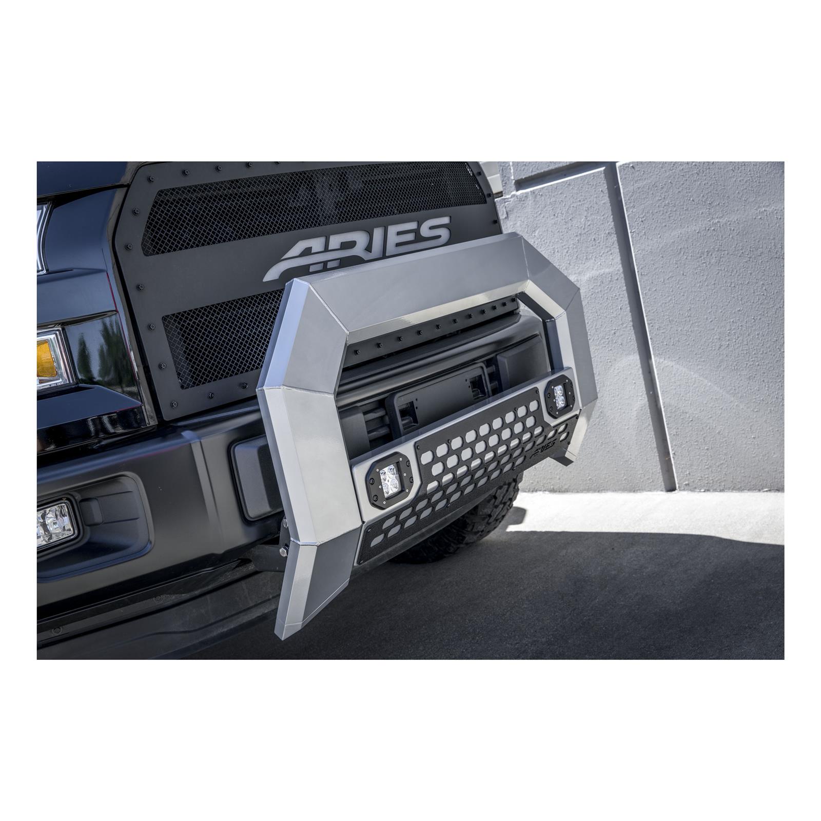 ARIES Automotive Light Mounting Bars 2153102 Bull Bar, Advantedge, Chrome W/LED'S, 11-16 F-250/350/450/550 thumbnail 3