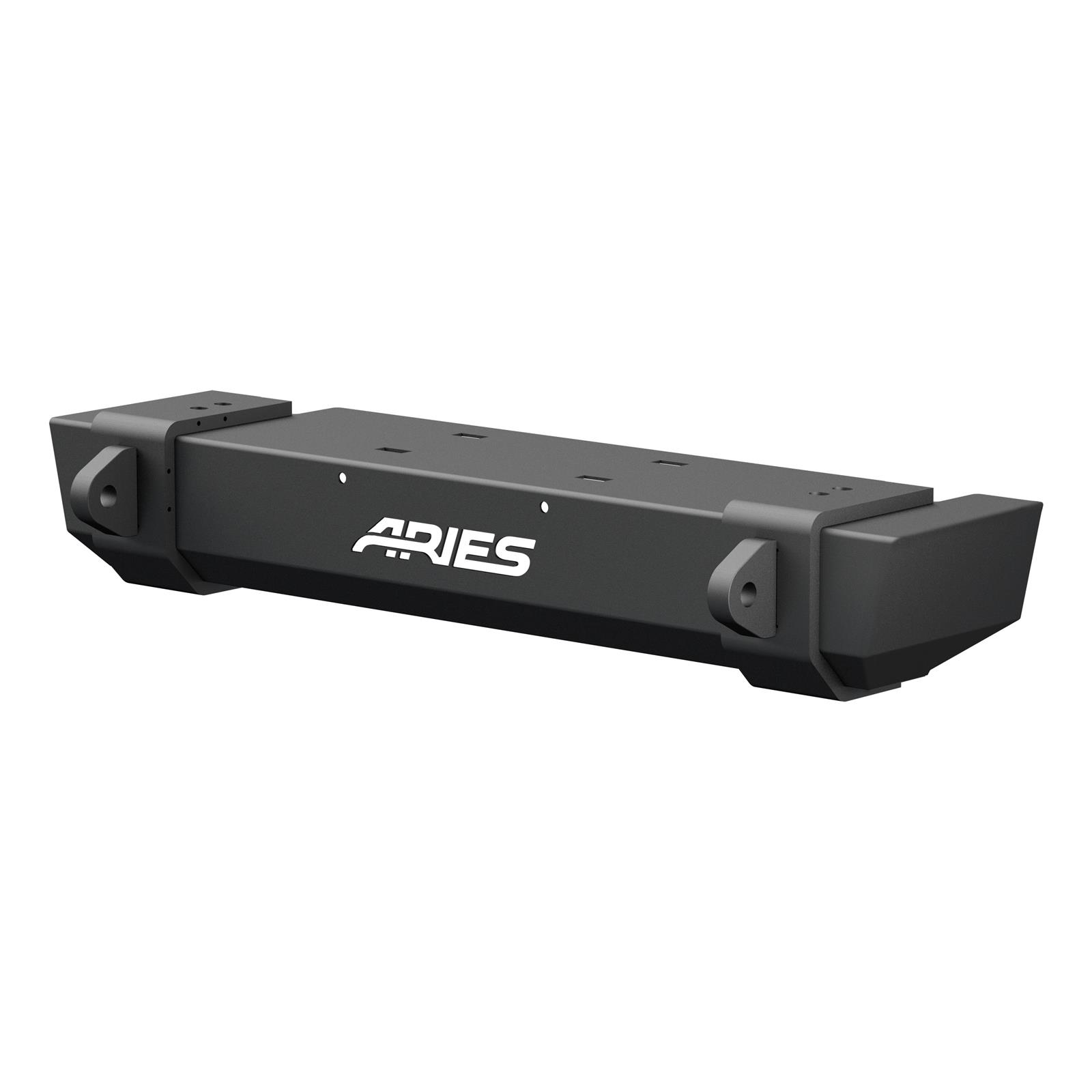 Aries Automotive TrailCrusher Front Bumpers for 1997-2006 WRANGLER - 2156001 Bumper, Fabricated, Steel, Black Powdercoated, Center, Front, Jeep, Each thumbnail 6