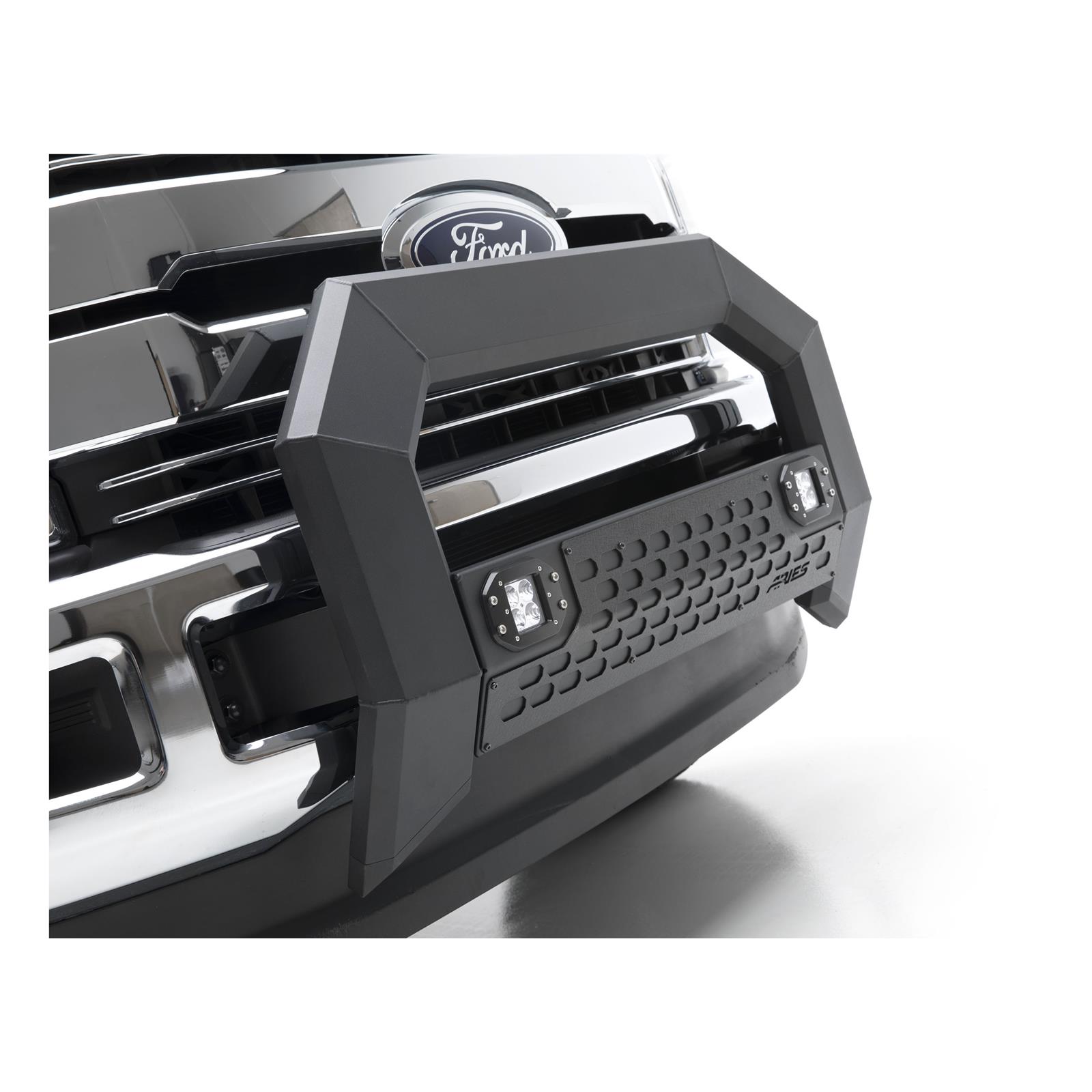 ARIES Automotive Light Mounting Bars 2163102 Bull Bar, Advantedge, Black W/LED'S, 11-16 F-250/350/450/550 thumbnail 7