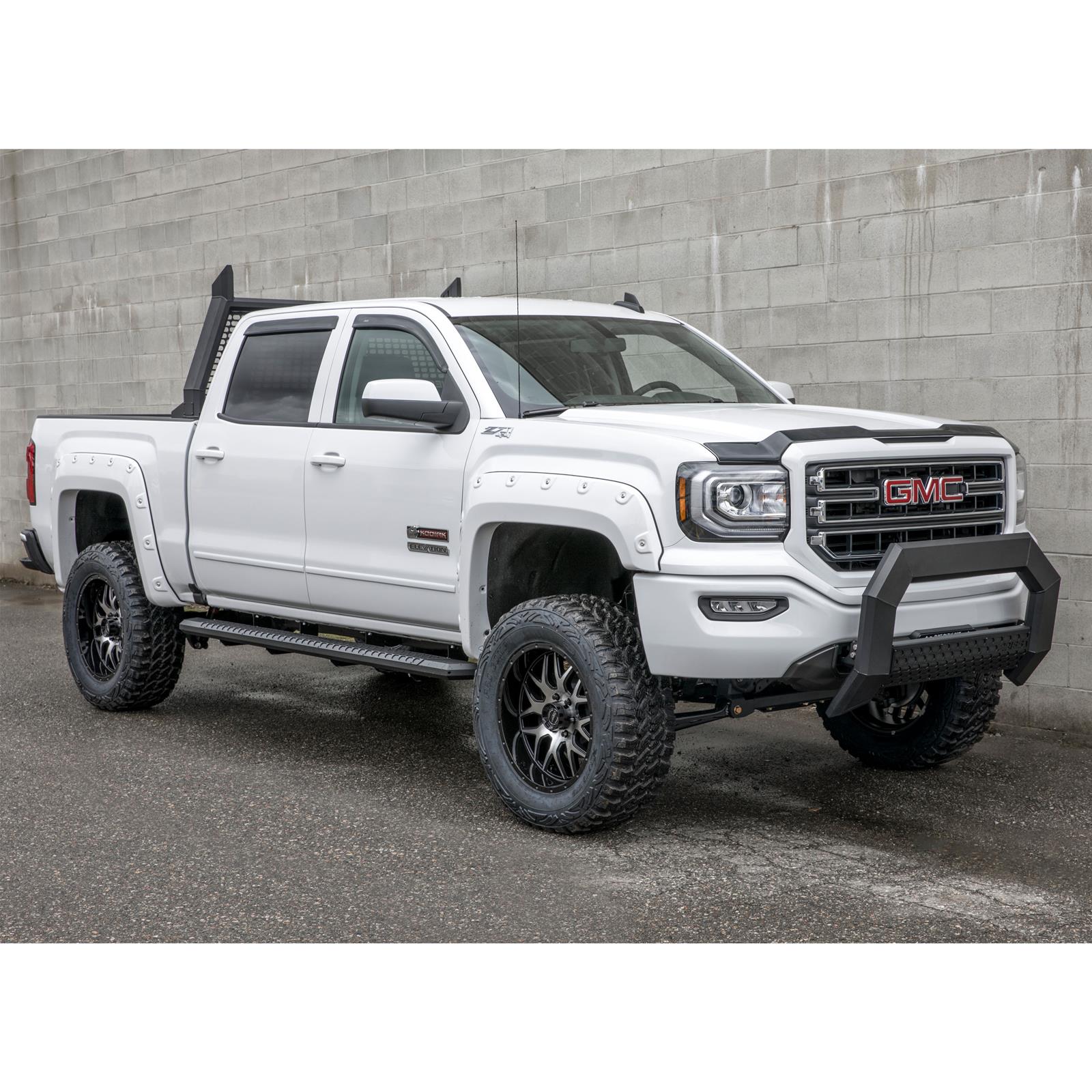 Aries Automotive AdvantEDGE 5.5 in. Bull Bars 2164003 Grille Guards, ADVANTEdge Bar, Aluminum, Black Powdercoated, Chevrolet, GMC, Each thumbnail 2